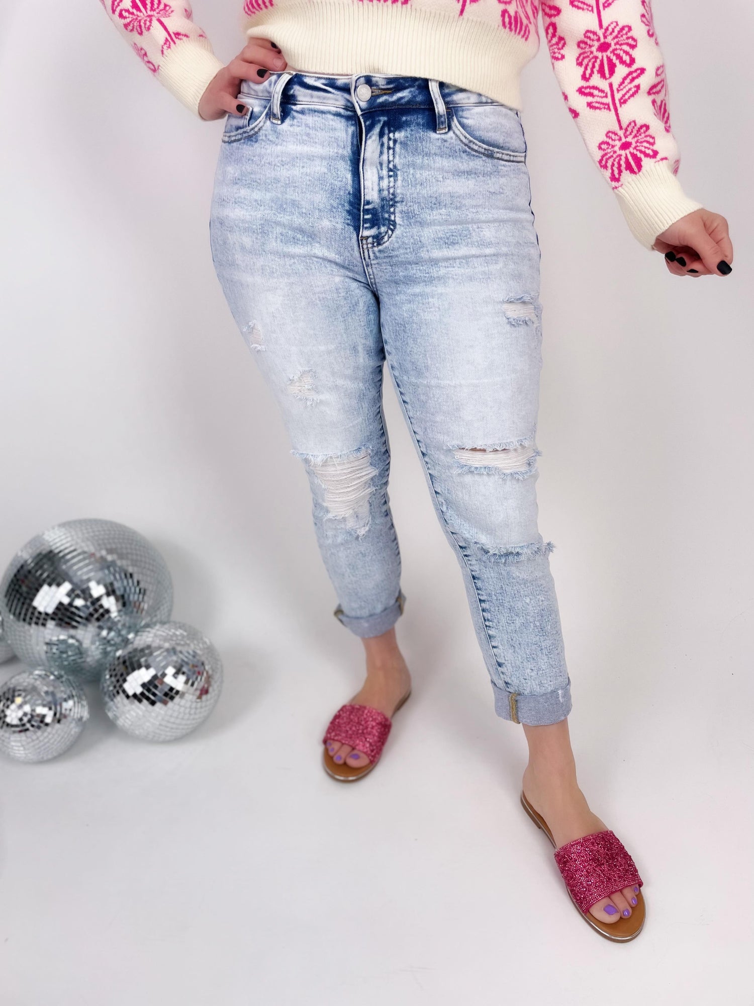 Blakeley Billie Distressed Skinny Jeans