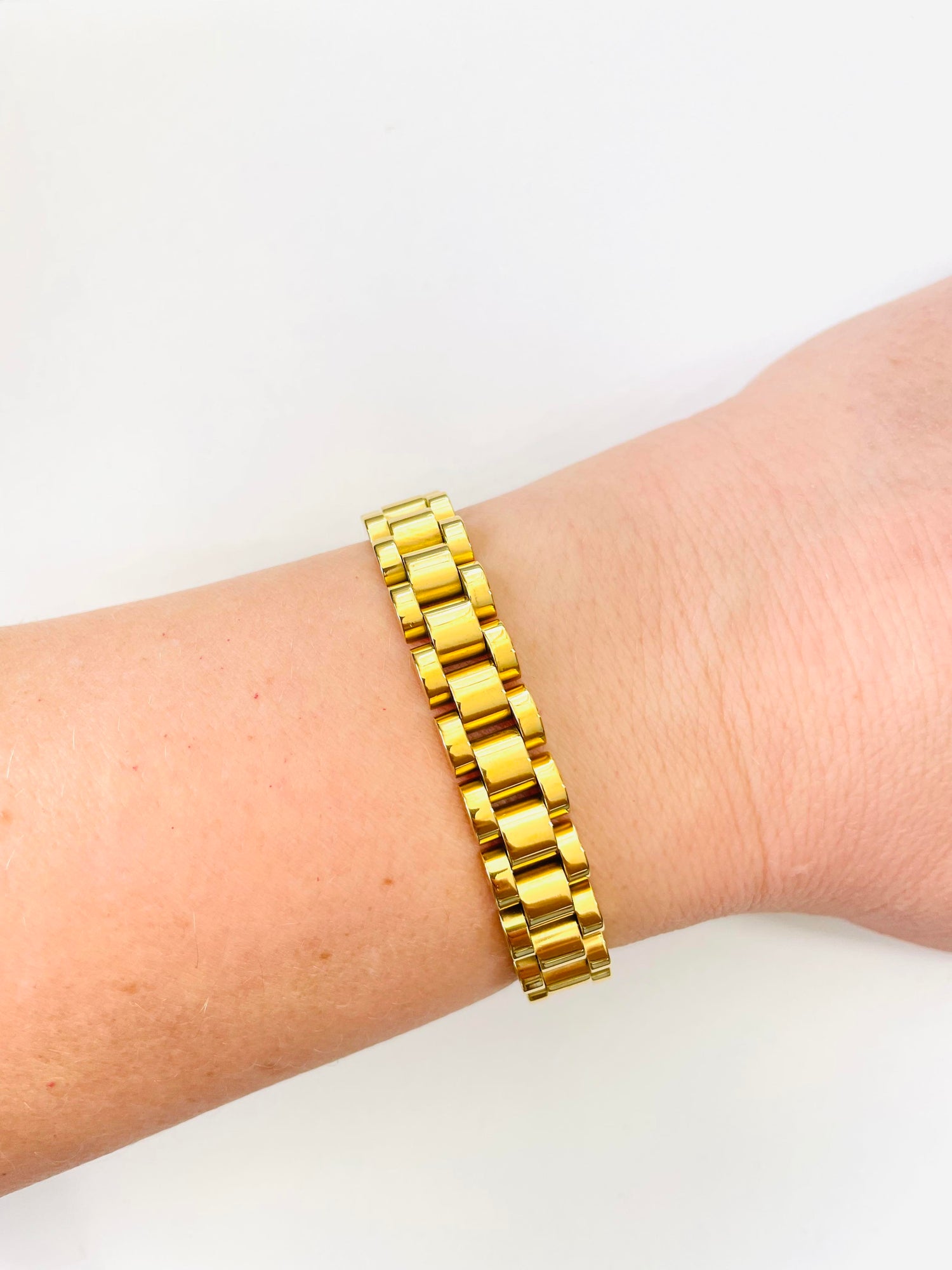 THE CHAIN WATCH BAND BRACELET {Waterproof Jewelry} - KaraMarie