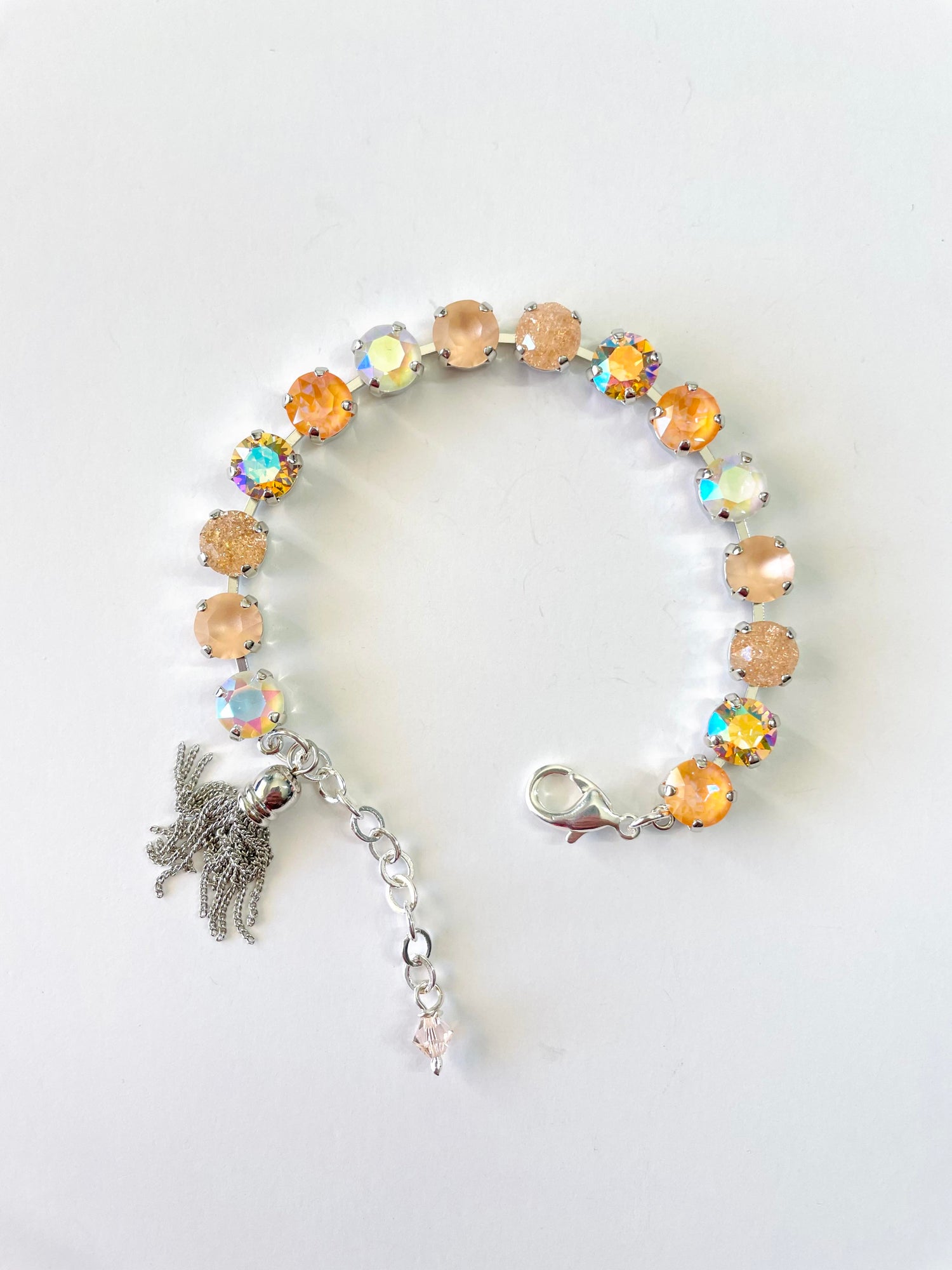 Perfect Peach Diamonds Bracelet