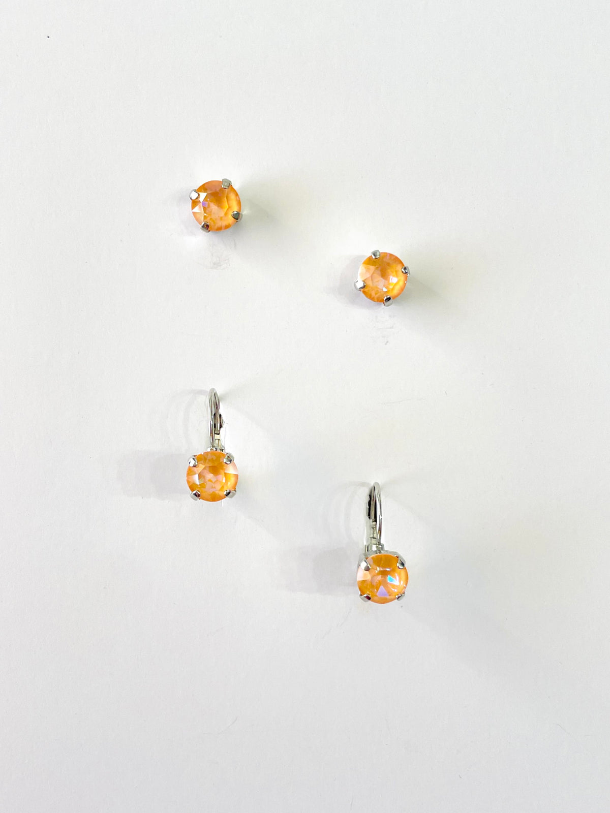 8mm Drop OR Post in Peach DeLite - KaraMarie