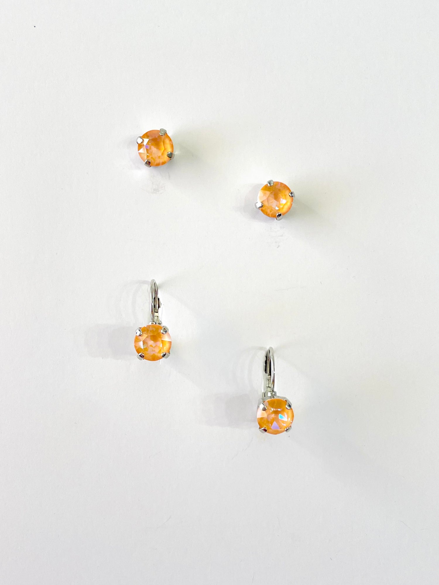 8mm Drop OR Post in Peach DeLite - KaraMarie