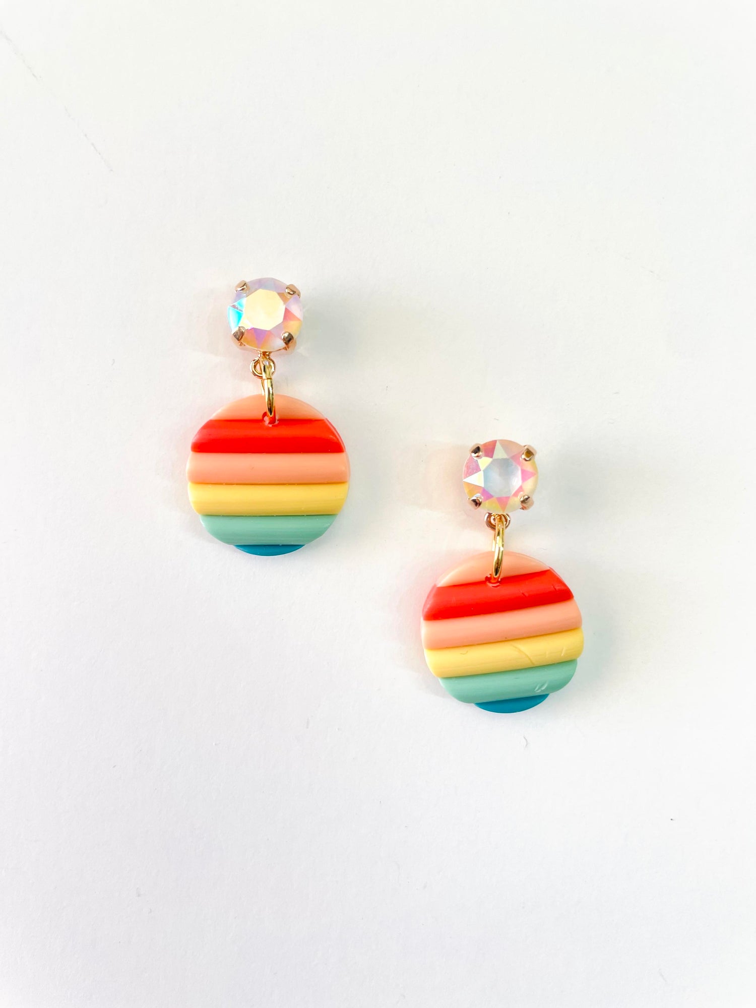 Holographic Rainbow Earrings