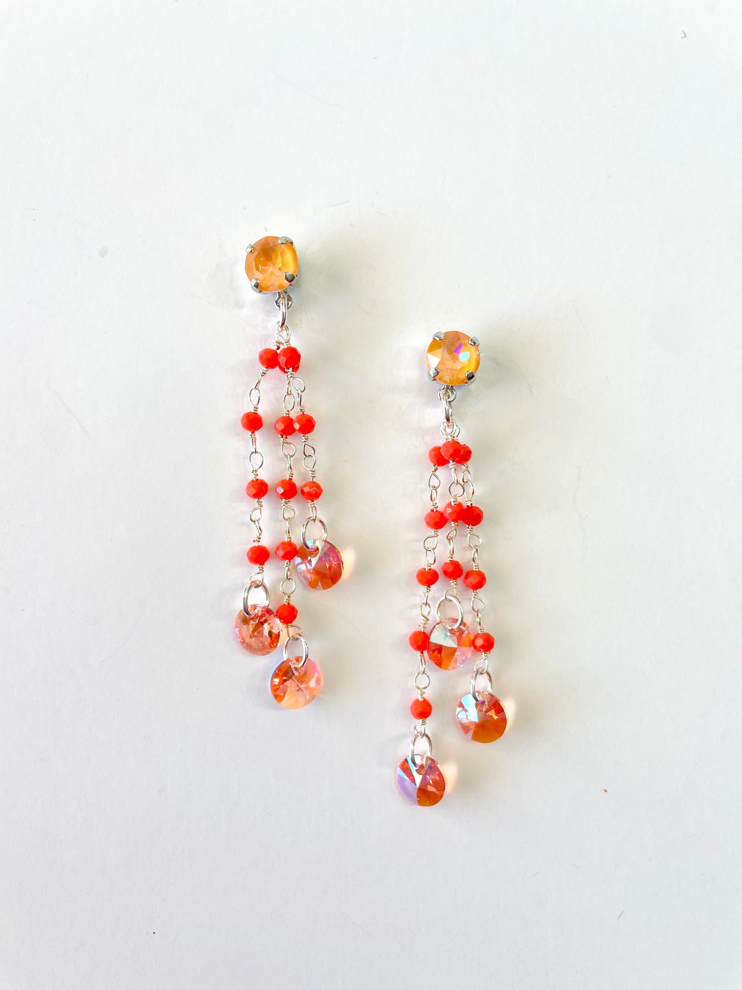 Peach Blossom Earrings