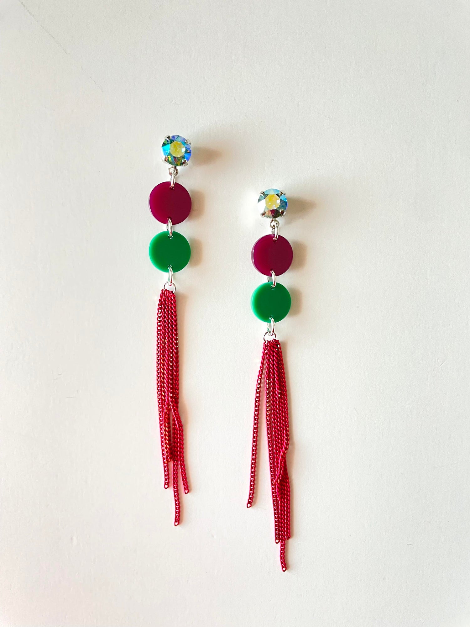 Abstract Polka Dot Earring