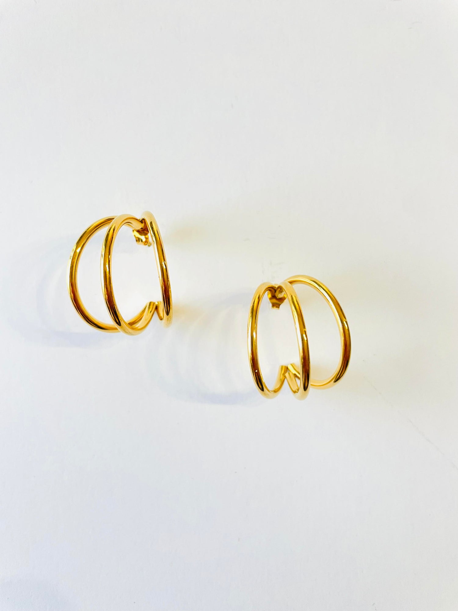EMILY HOOPS - SILVER OR GOLD {Waterproof Jewelry}