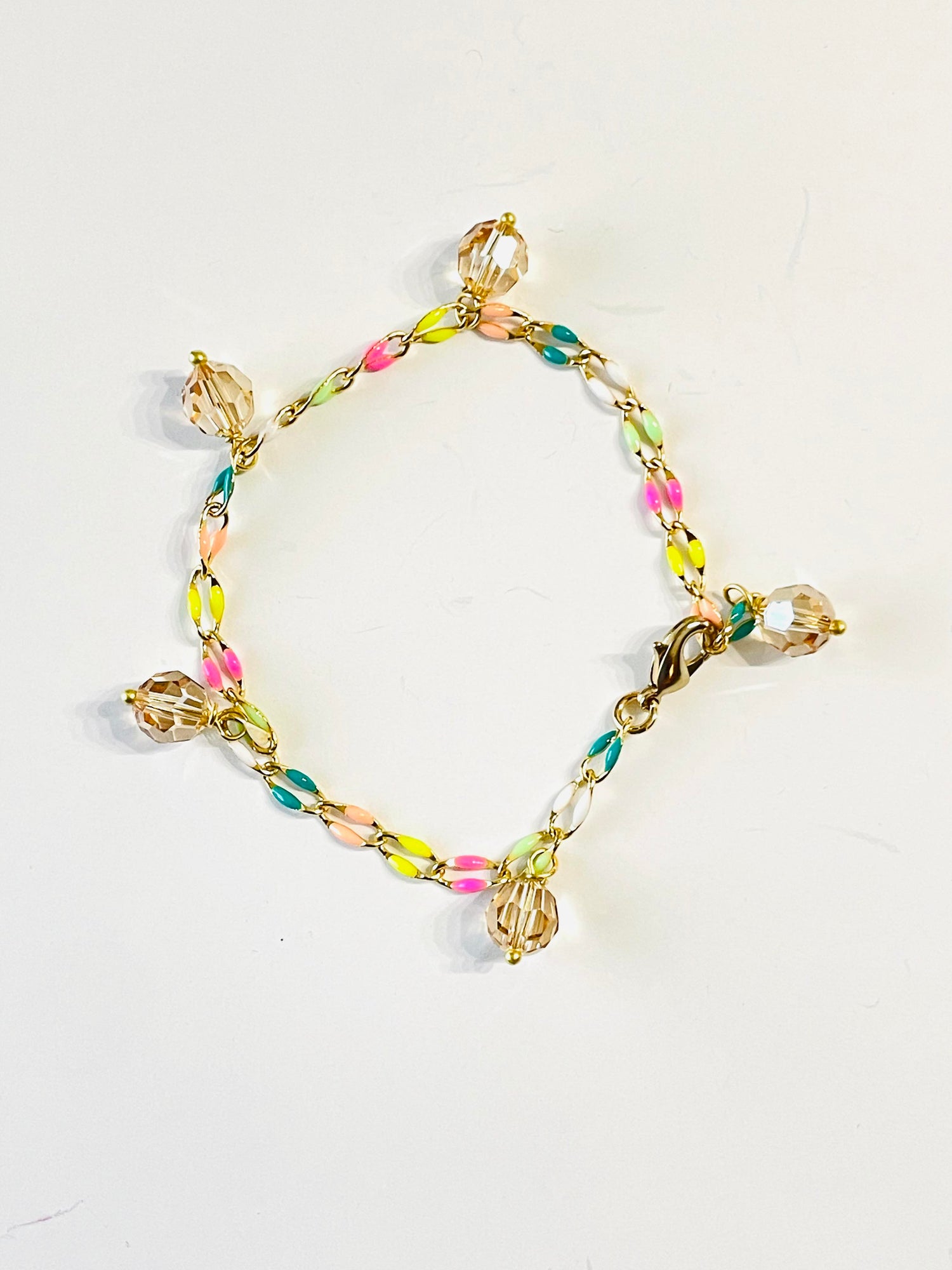 Golden Summer Charm Bracelet