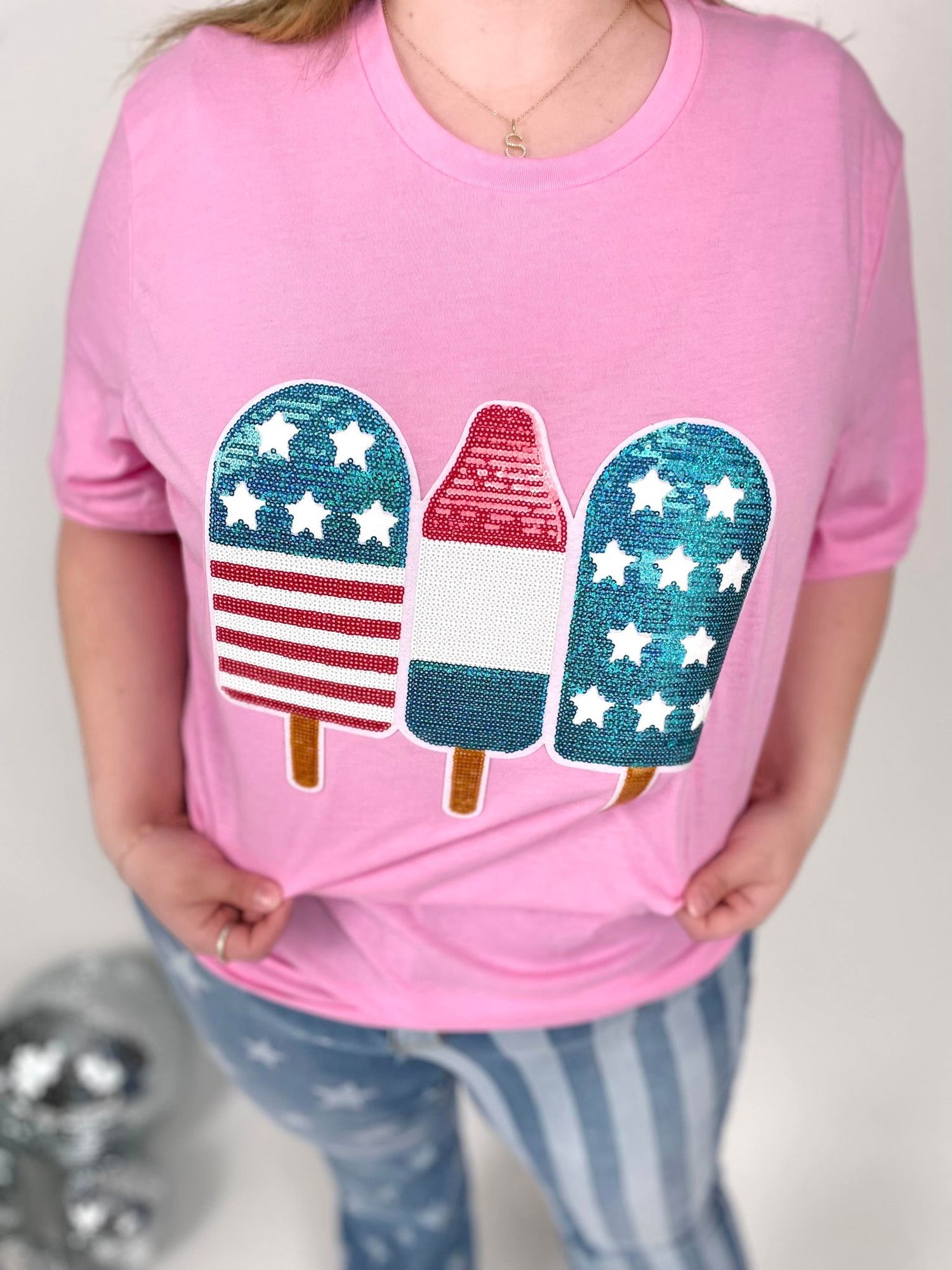 Sequin Popsicle Graphic Tee
