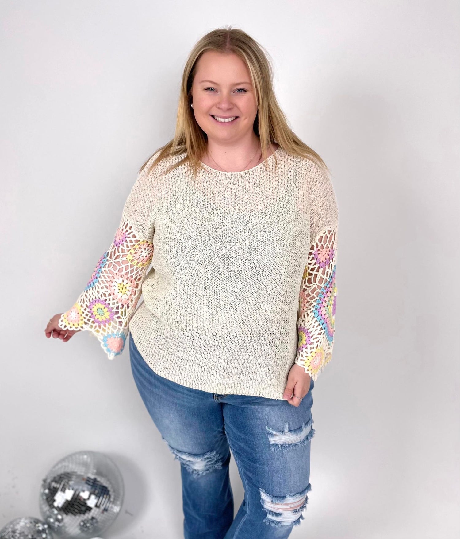 Rainbow Stitch Sweater