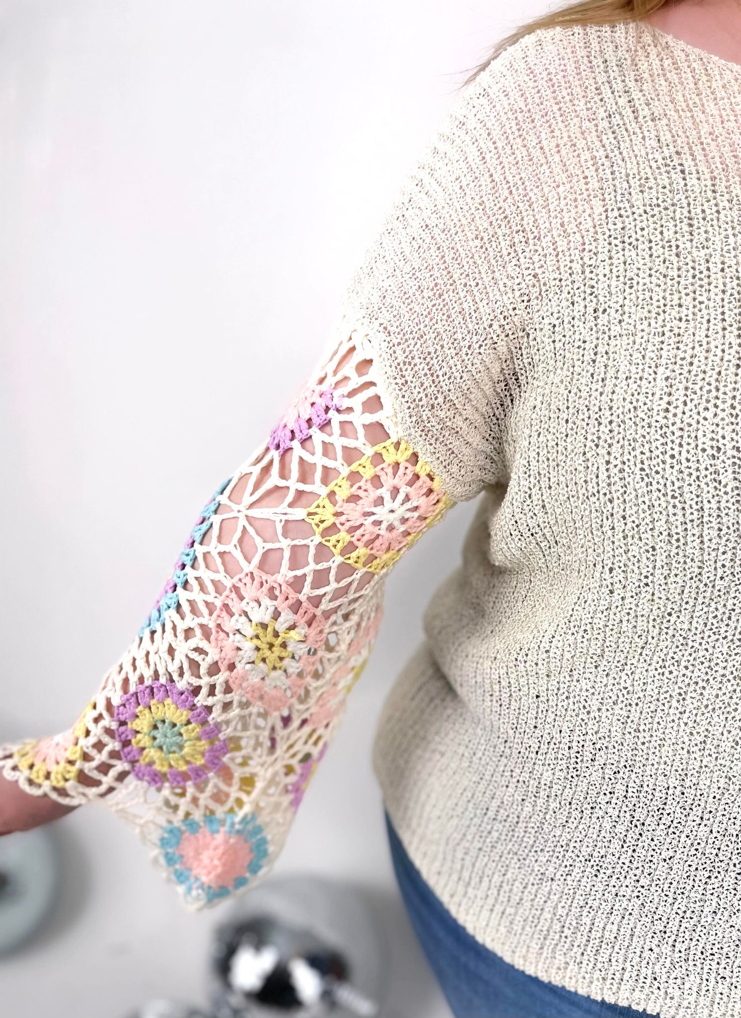 Rainbow Stitch Sweater