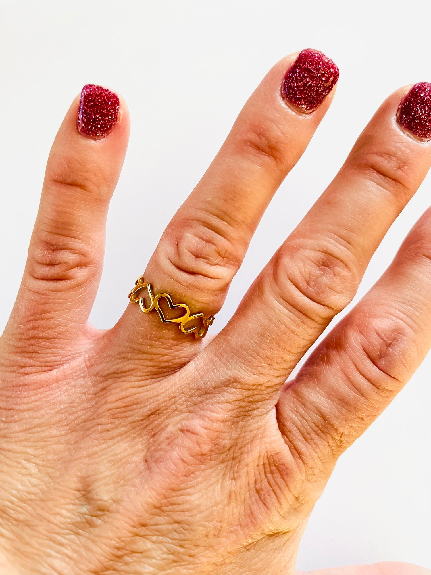 Small Infinity Heart Ring {Waterproof Jewelry}