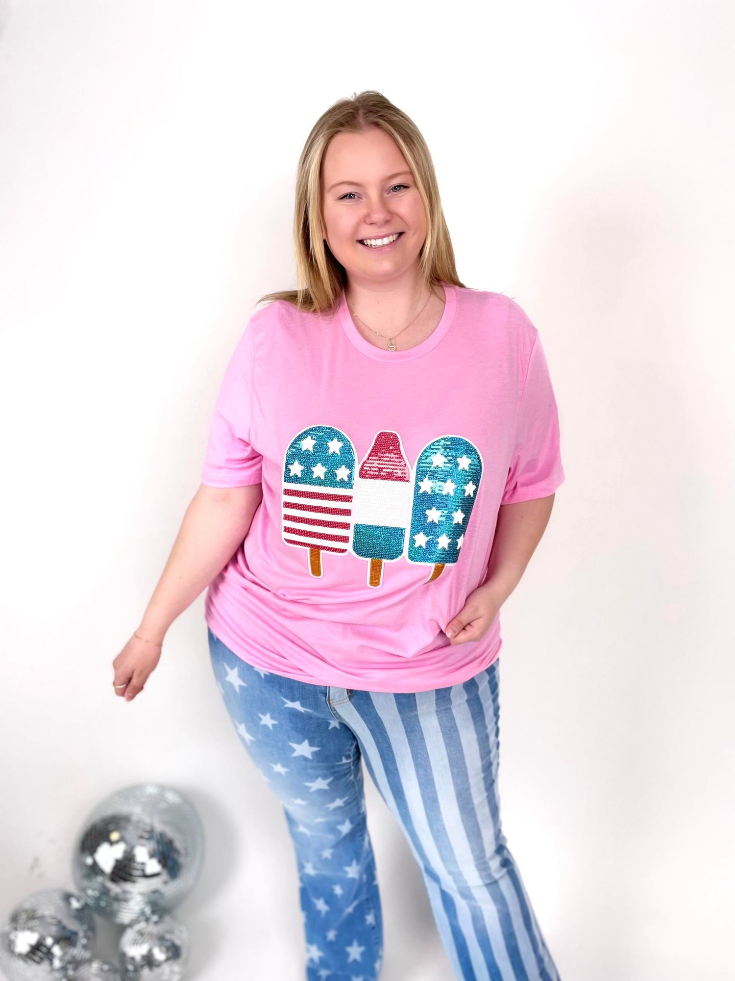 Sequin Popsicle Graphic Tee