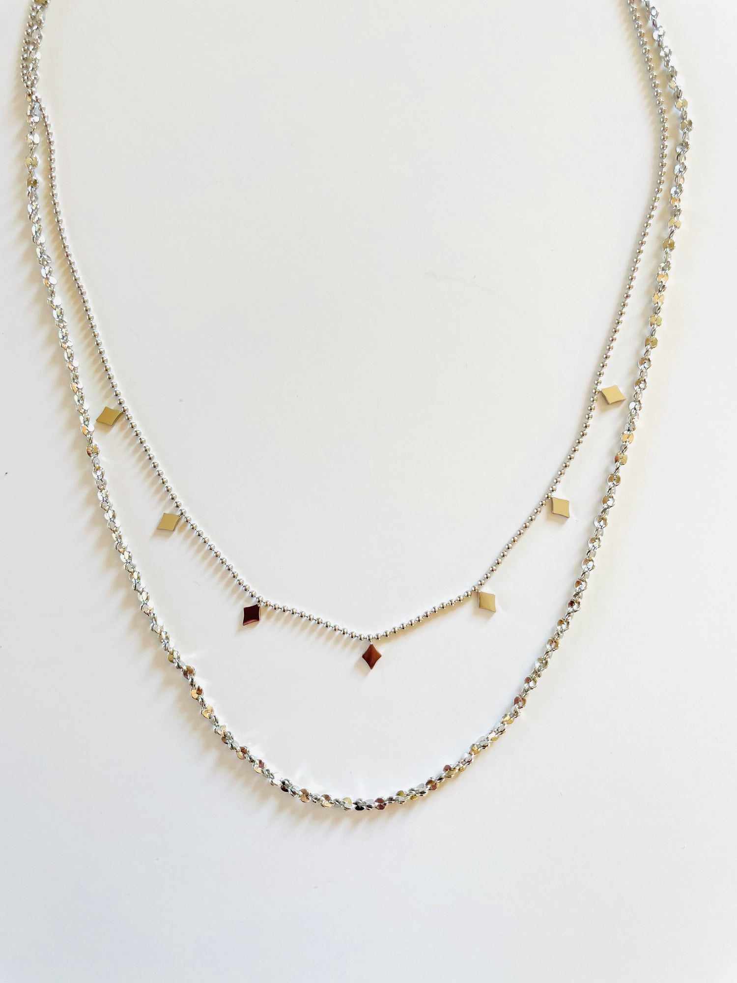 Twinkling Diamonds Necklace - GOLD or SILVER {Waterproof Jewelry!}