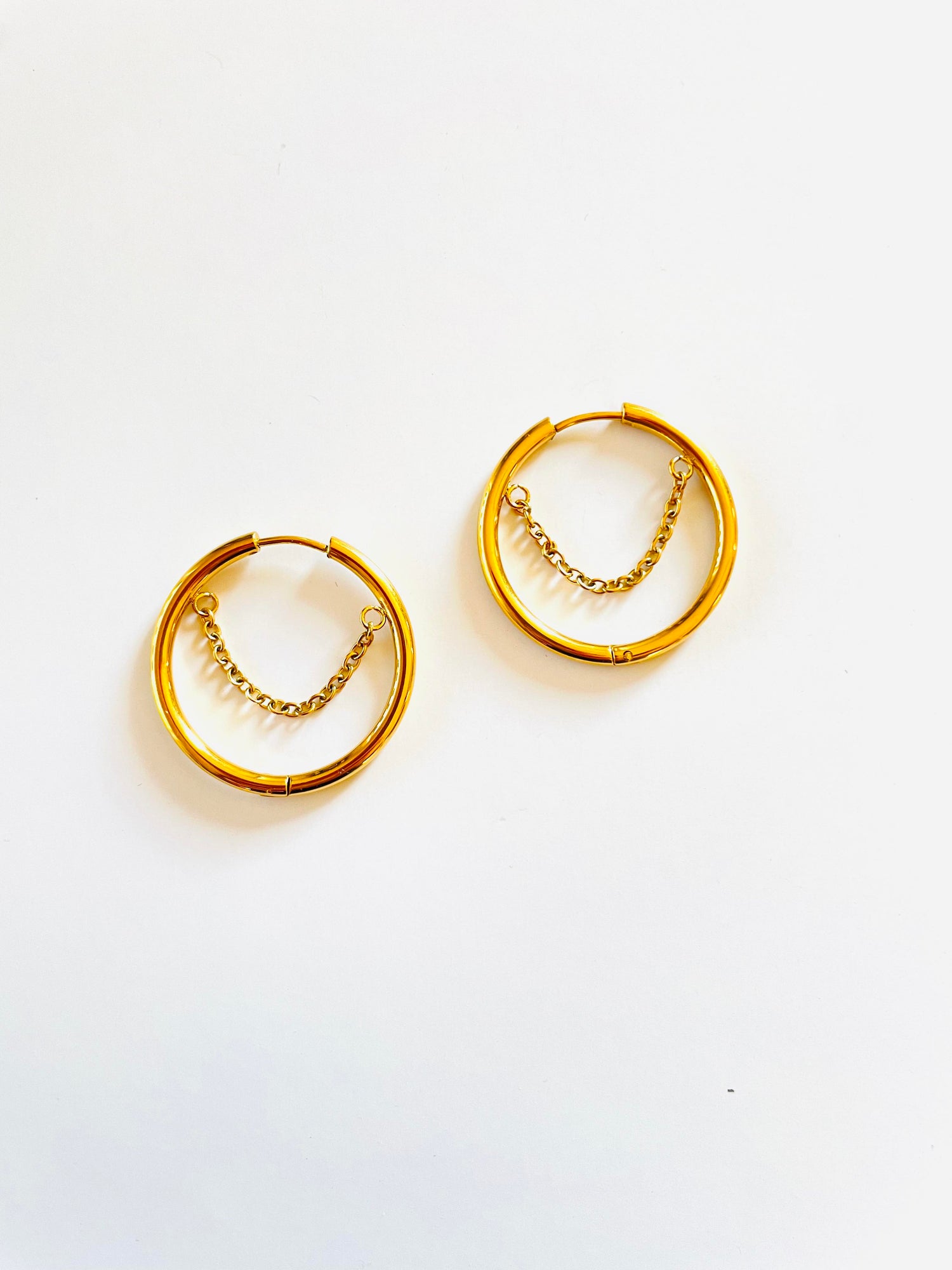 Layered Hoop Earrings {Waterproof Jewelry!} - KaraMarie