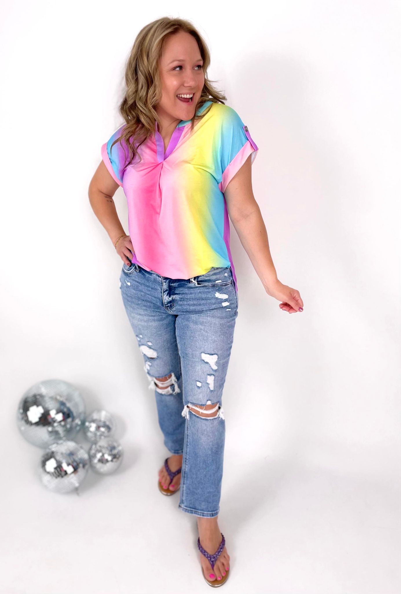 Torn Tide Crop Jeans