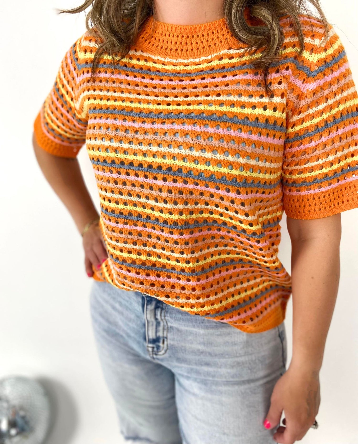 Abby Stripe Knit Top