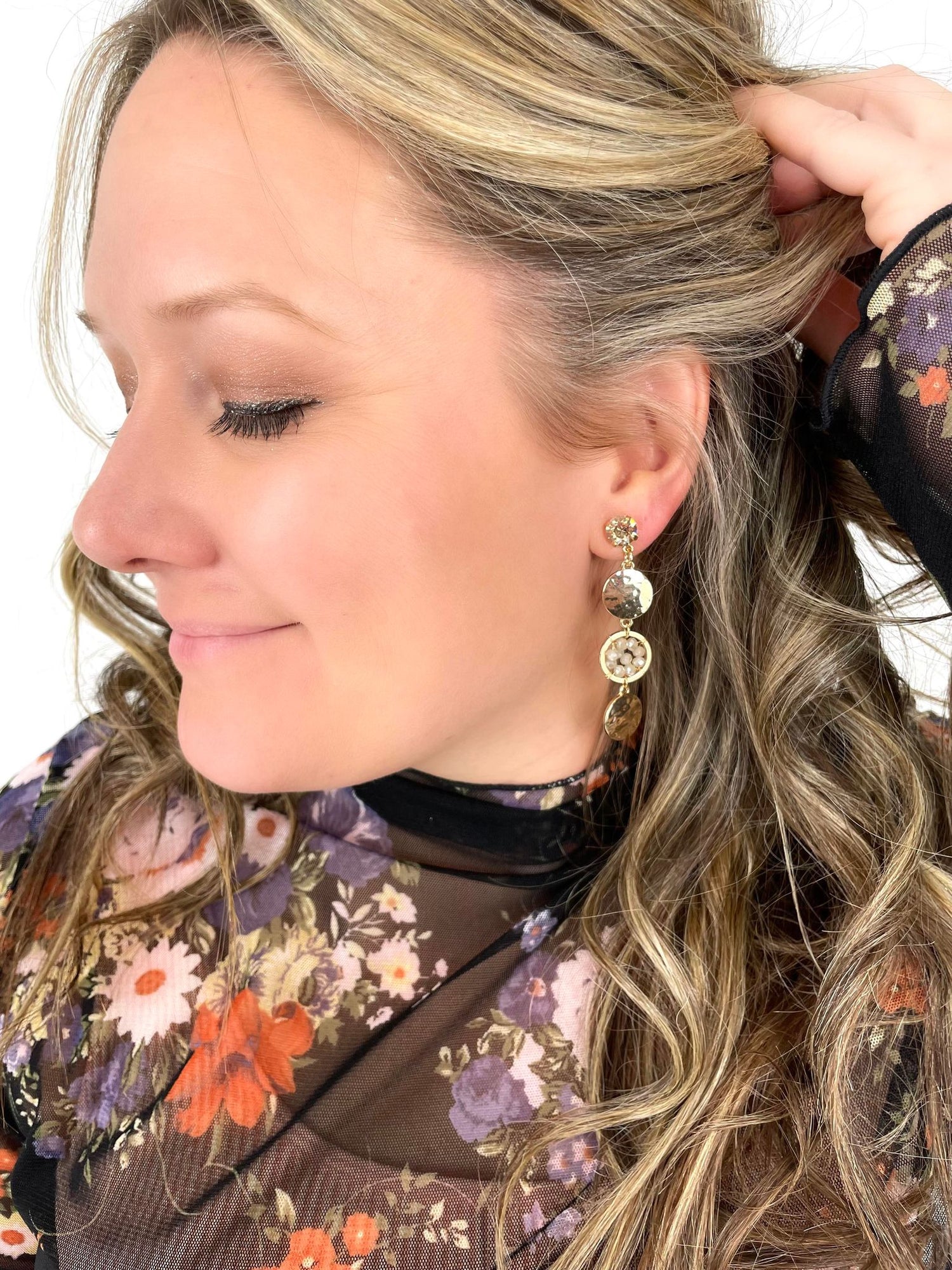 Golden Coin Earrings