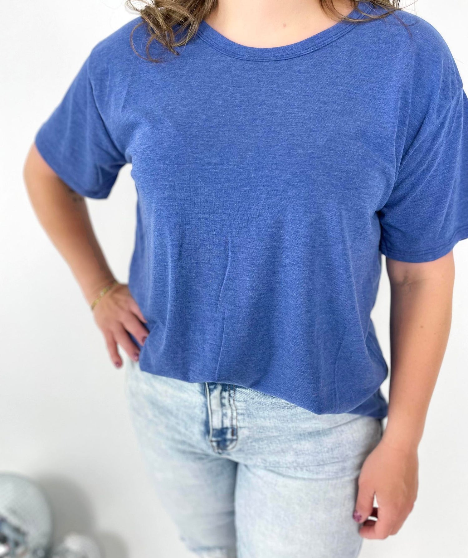 Core Comfort Top in Royal Blue