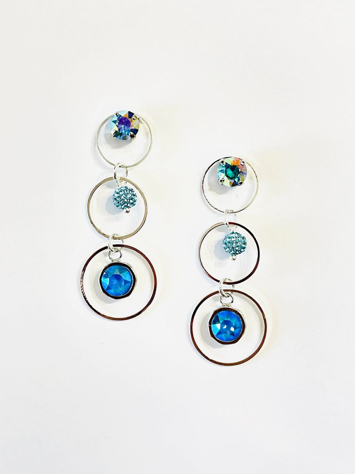 Aquamarie Bubble Earrings - KaraMarie