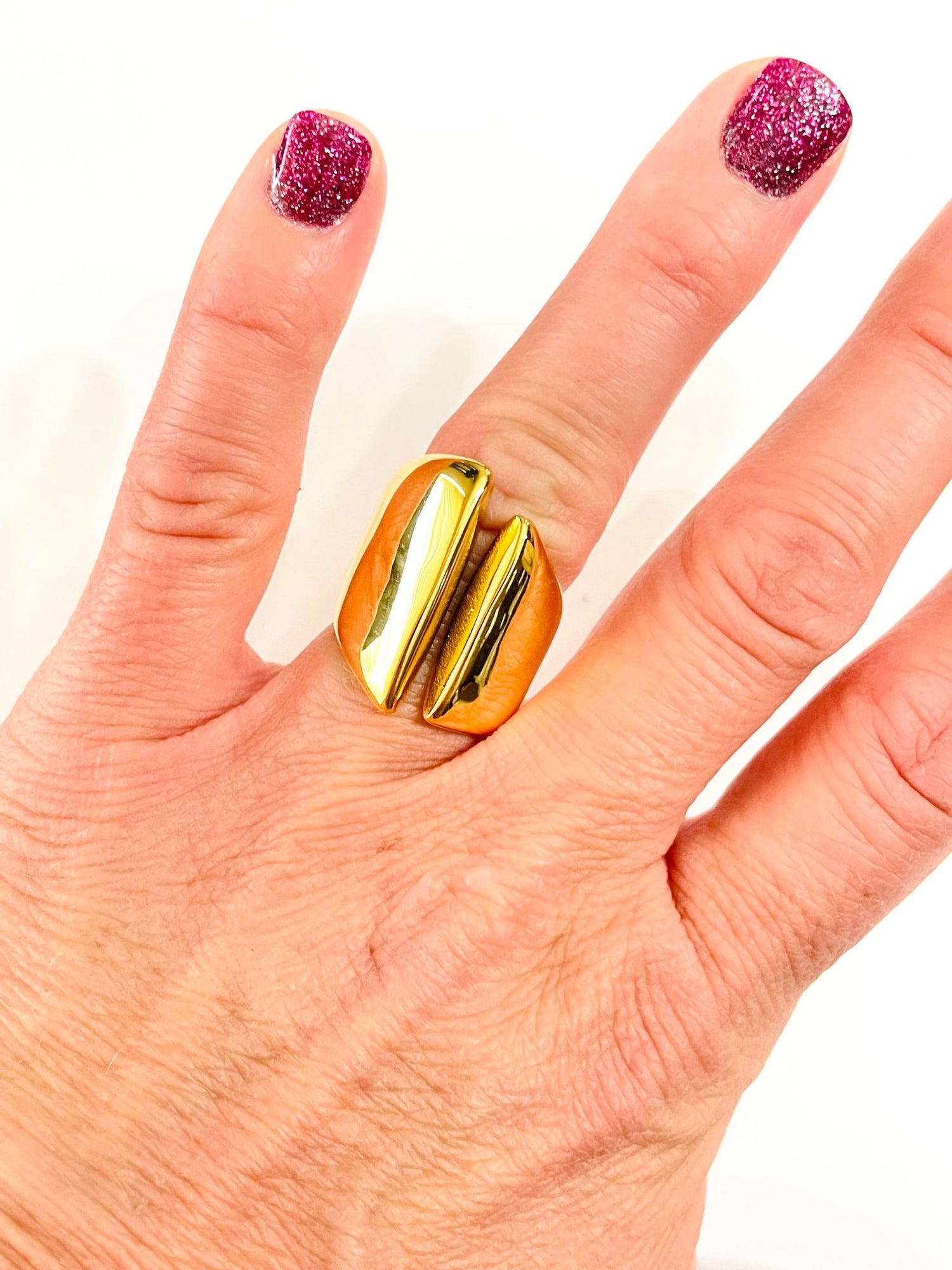 Split Cave Statement Ring {Waterproof Jewelry}