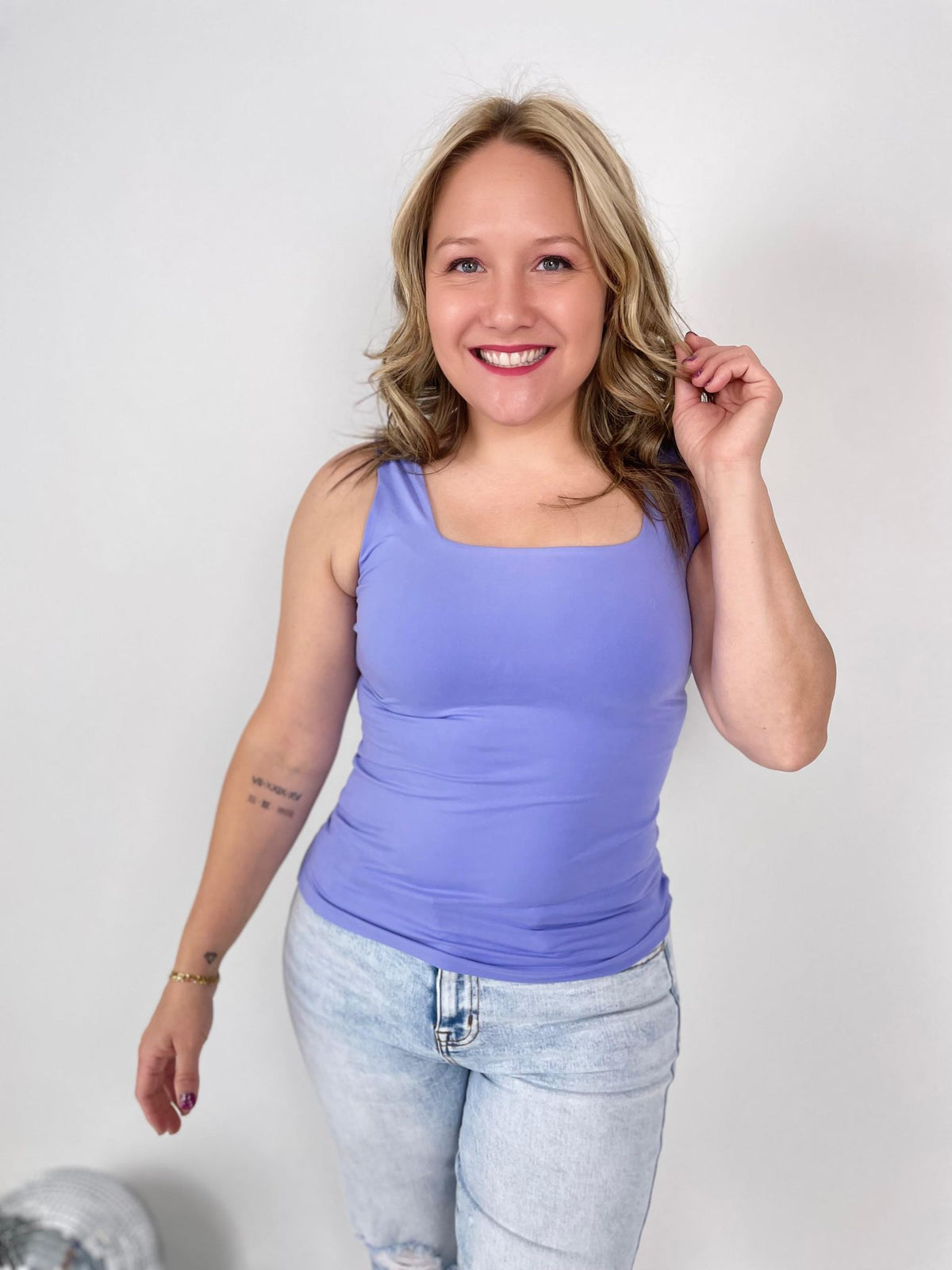 All-Day Comfort Tank in Periwinkle