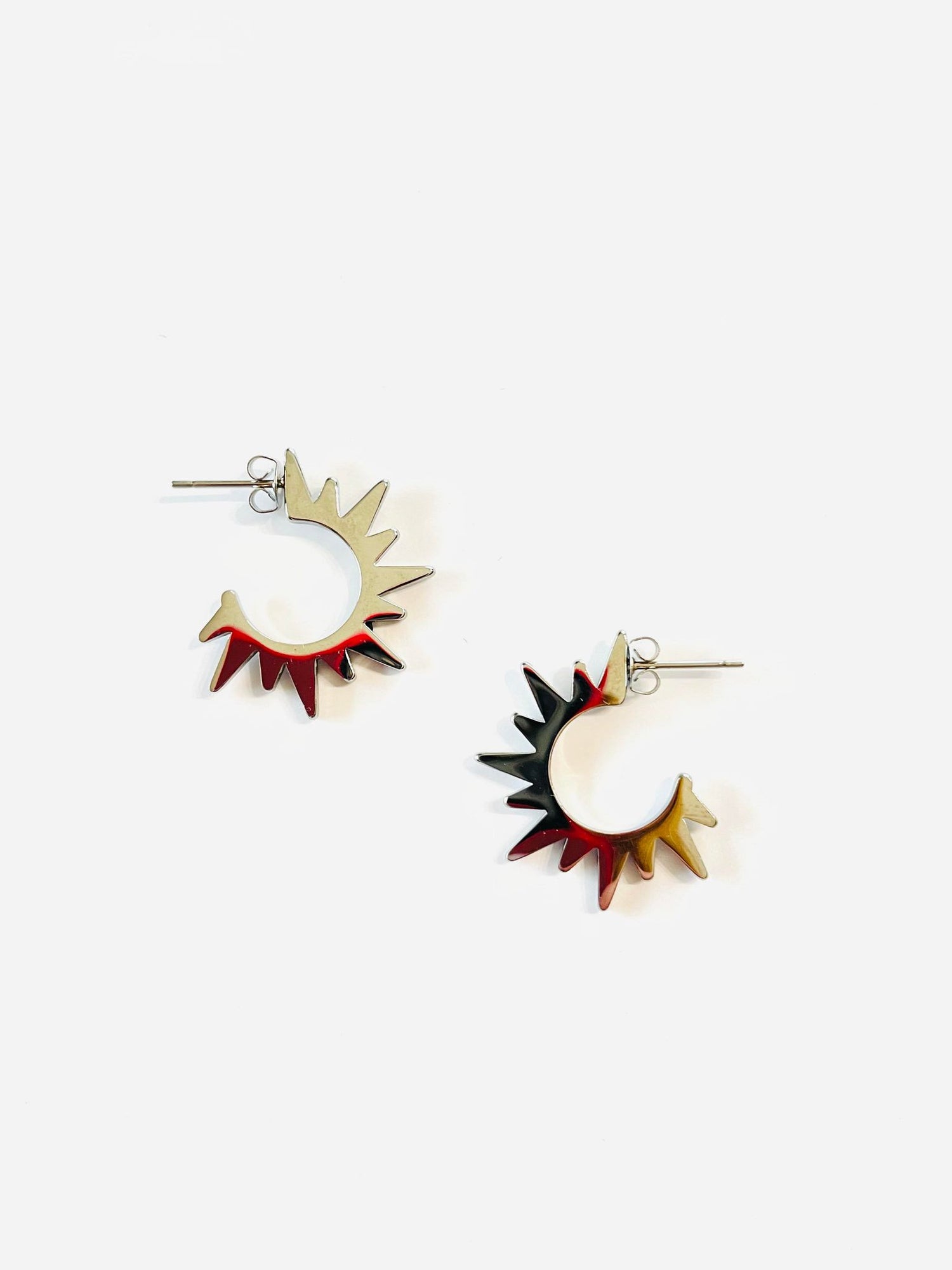 Sunburst Hoop Earrings {Waterproof} - KaraMarie