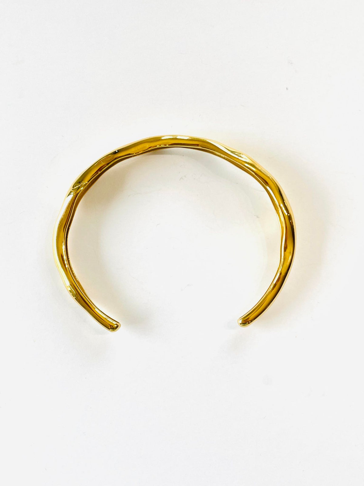 Molten Gold Cuff Bracelet  {Waterproof Jewelry!} - KaraMarie