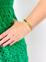 Molten Gold Cuff Bracelet  {Waterproof Jewelry!} - KaraMarie