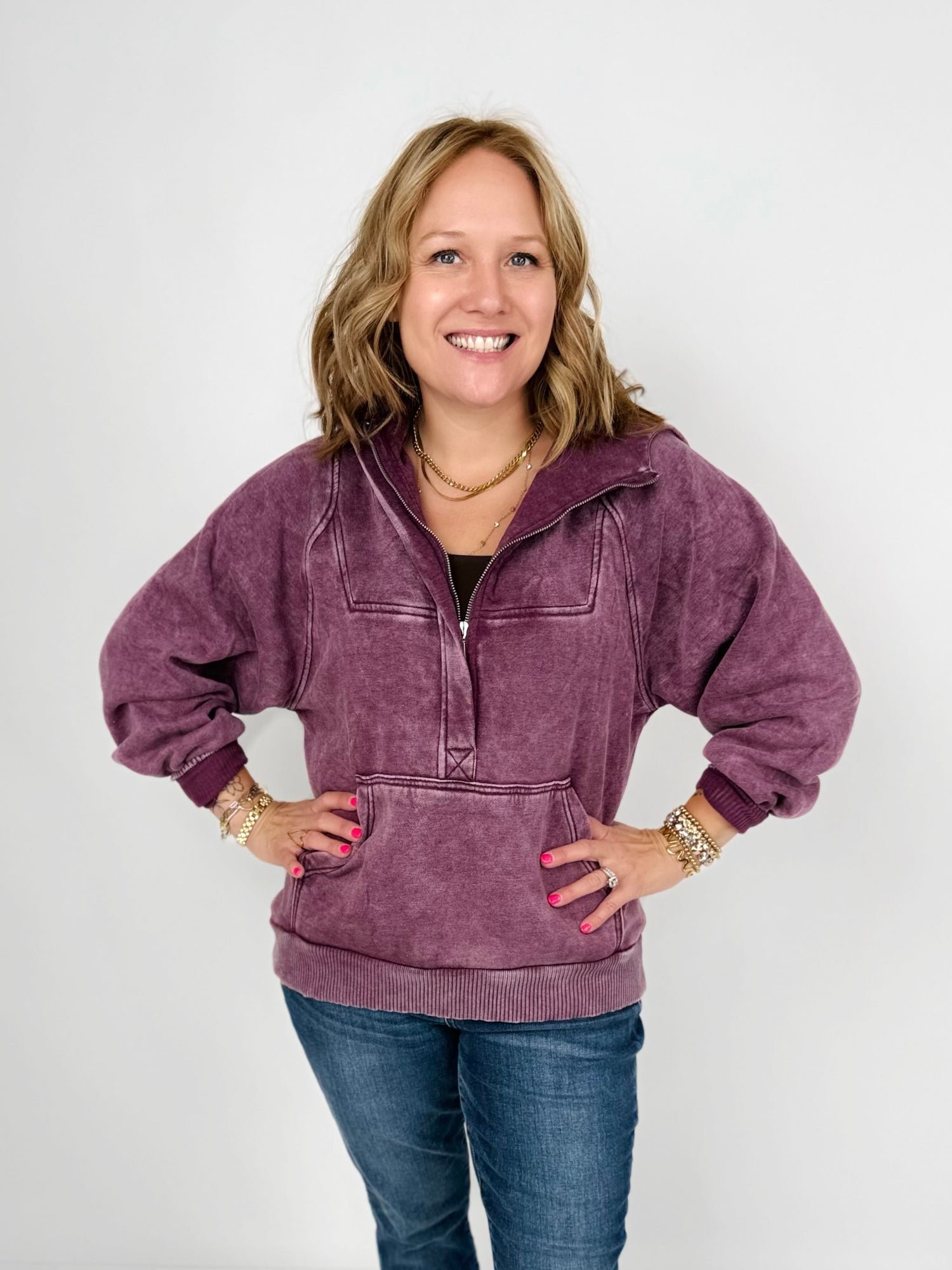 Afterglow Acid Wash Hoodie - Multiple Colors! {S-L}
