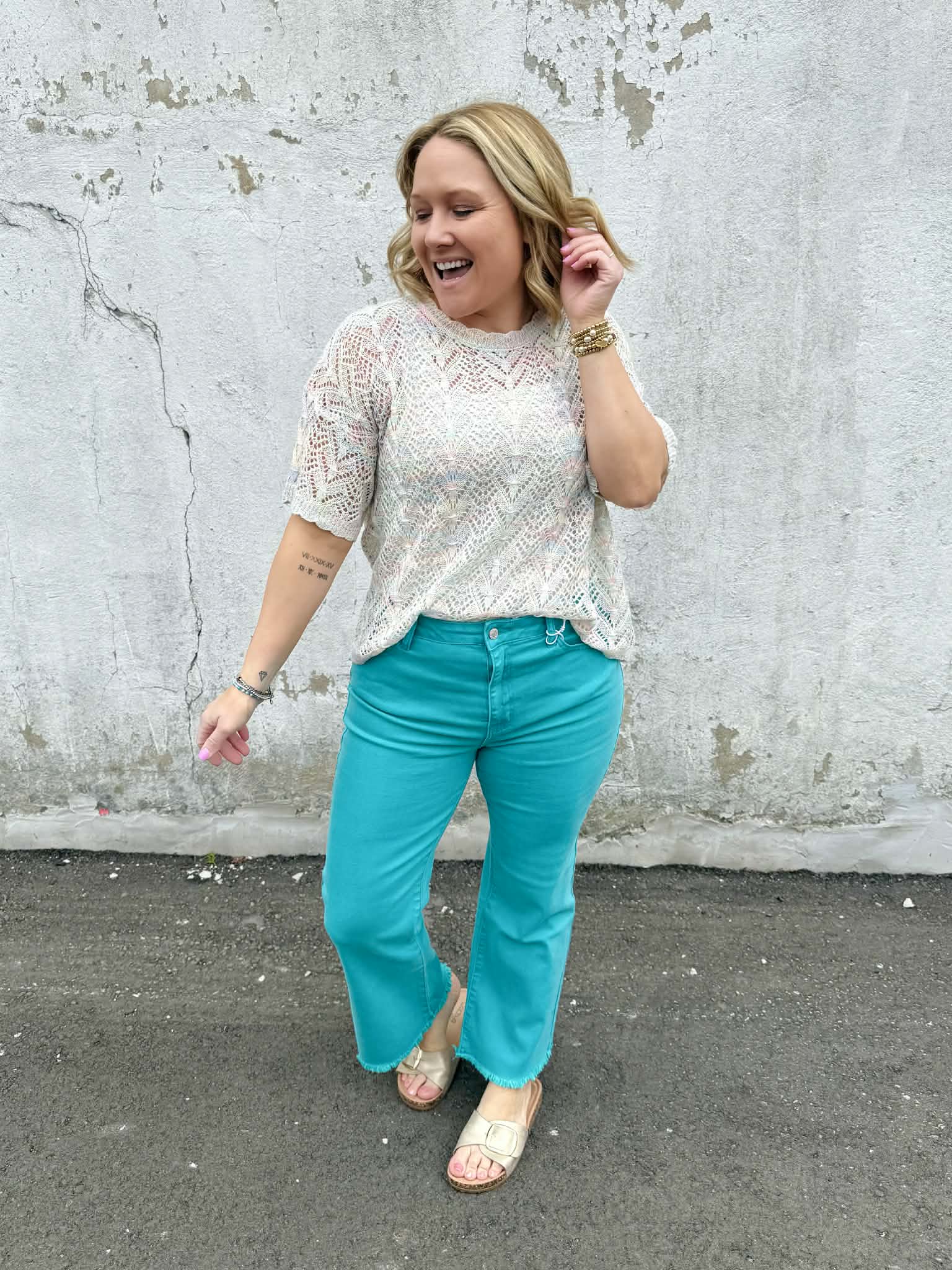 Playful Edge Denim Pants - Multiple Colors! {S-XL} - KaraMarie