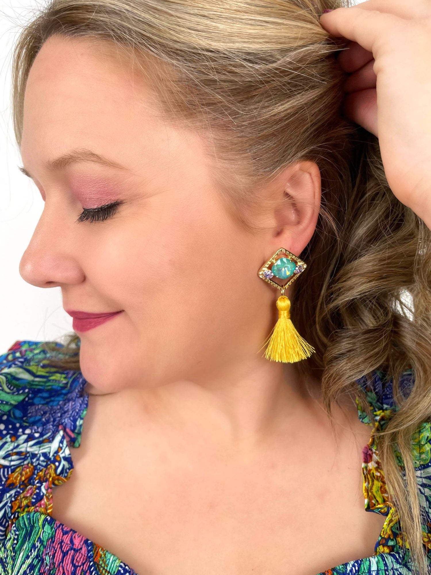 Tropicana Twist Fringe Earrings