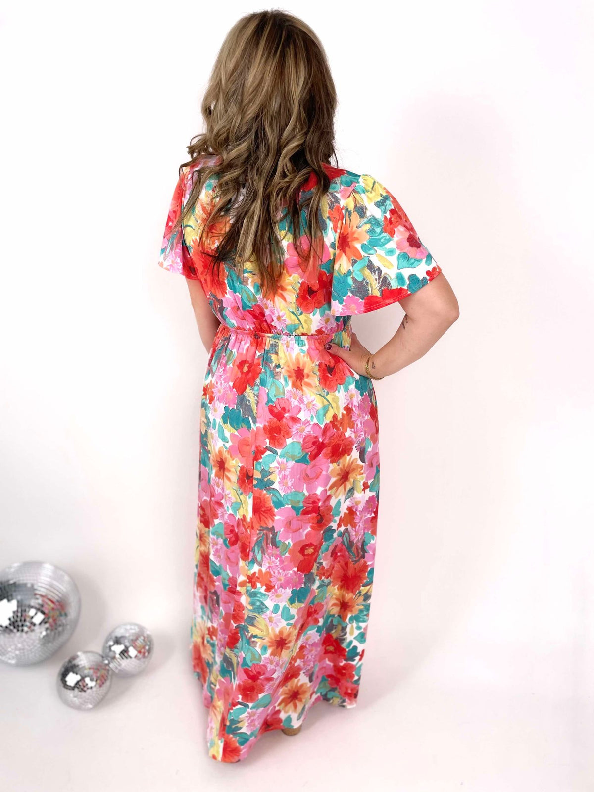 Millie Maxi Dress - Bright Floral Mix {S-3X} - KaraMarie