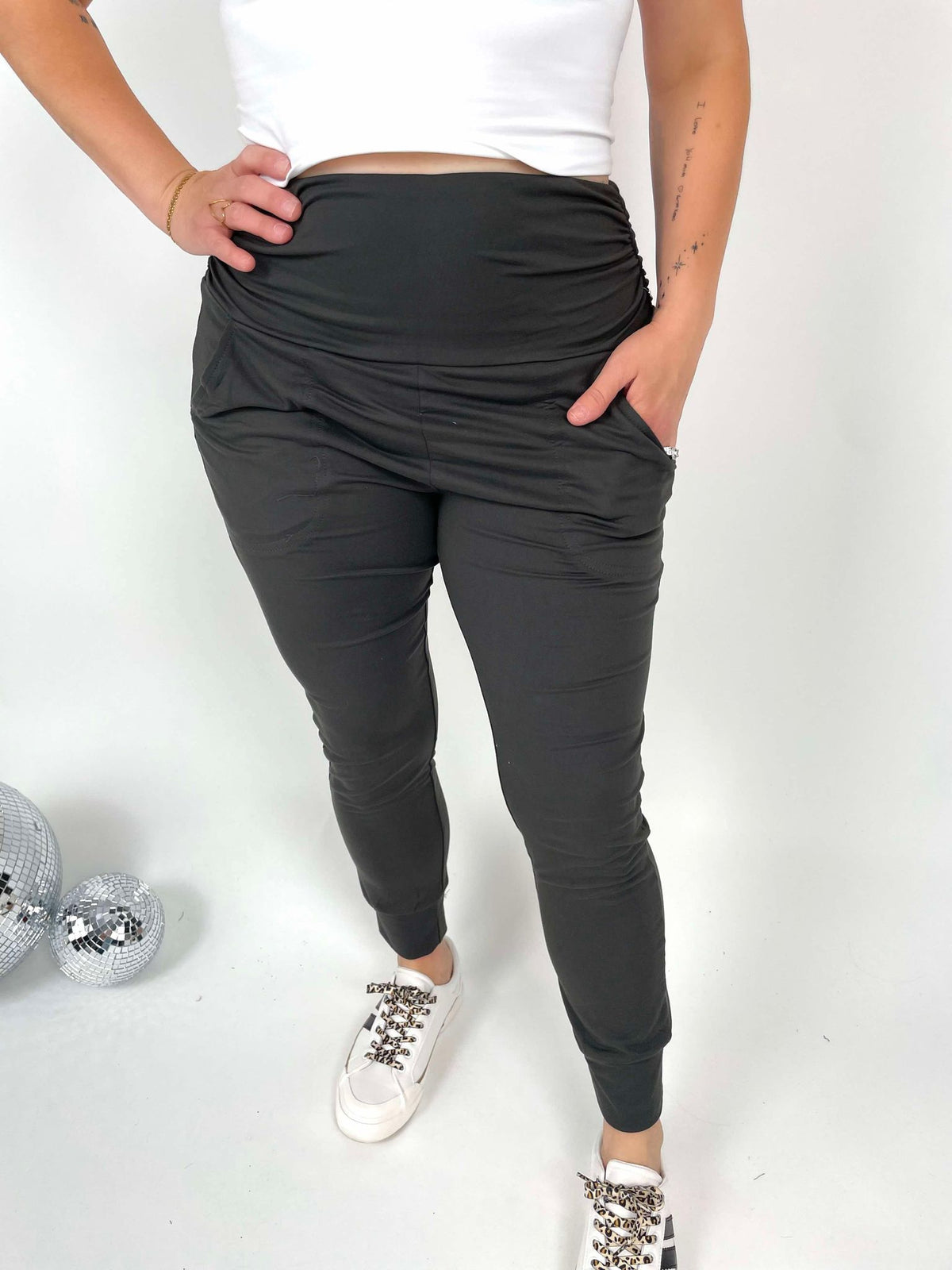 Haley Jogger - Charcoal {XS-3X} - KaraMarie