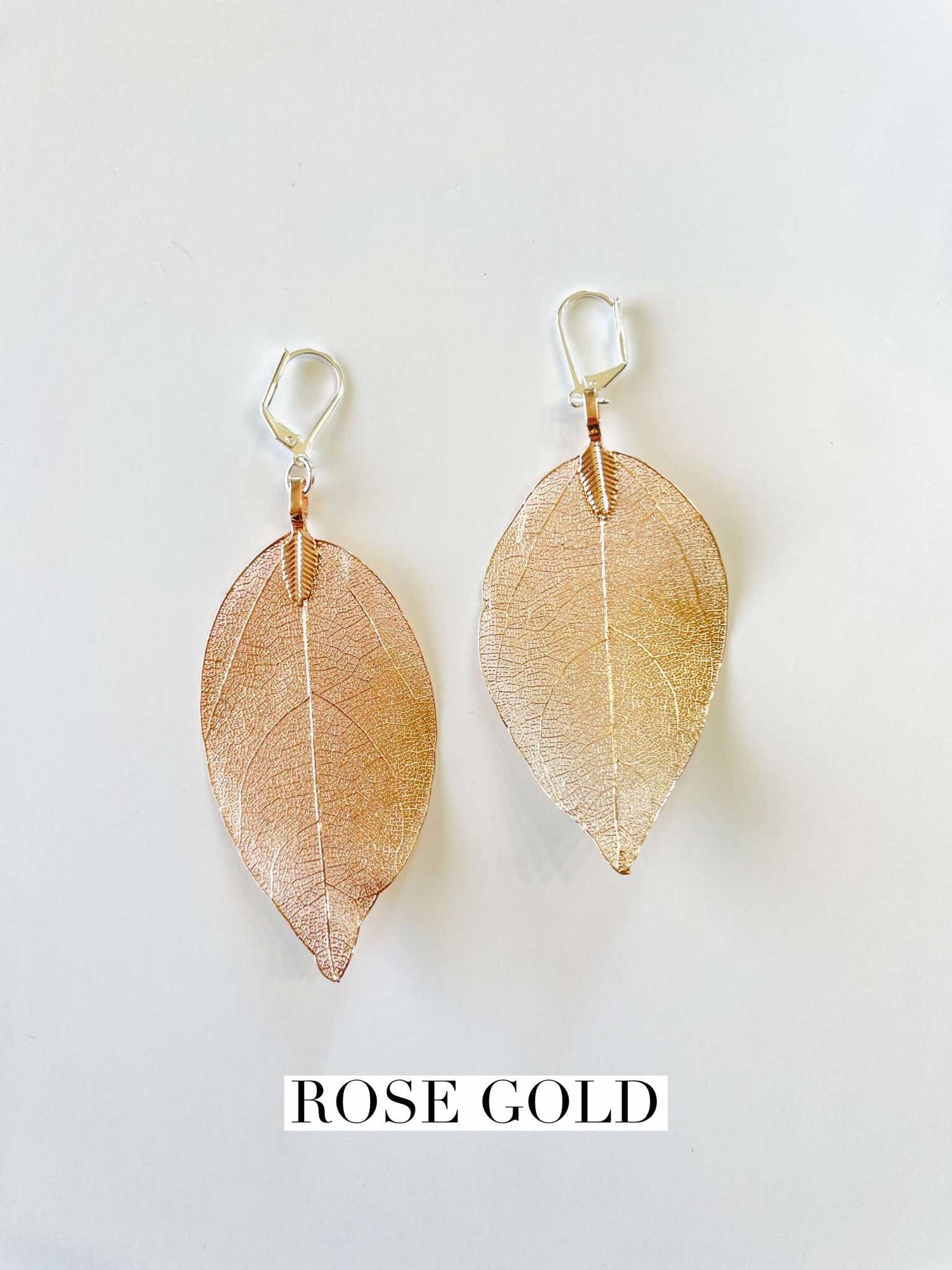Metal Leaf Earrings {Multiple Colors!}