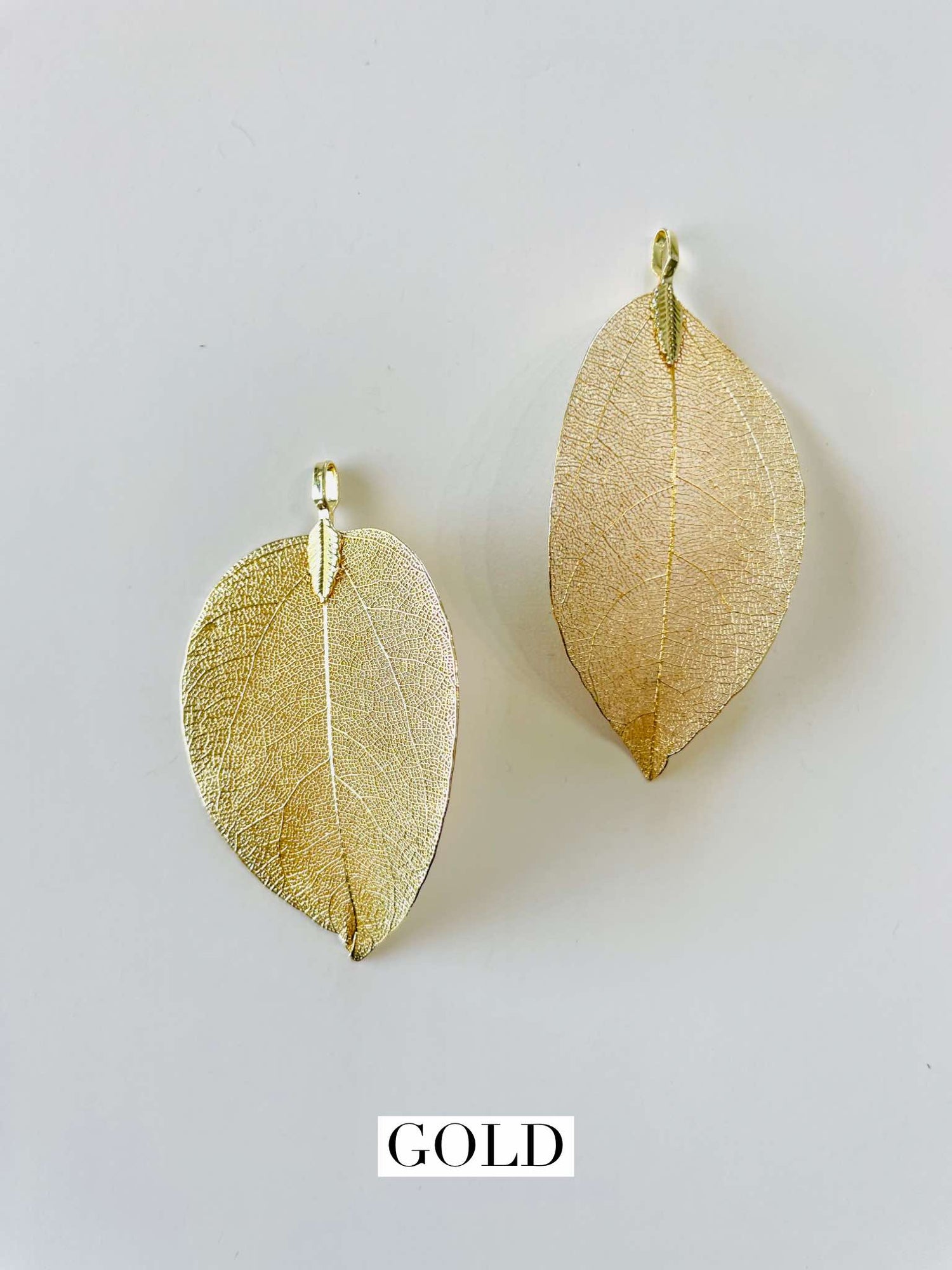 Metal Leaf Earrings {Multiple Colors!}