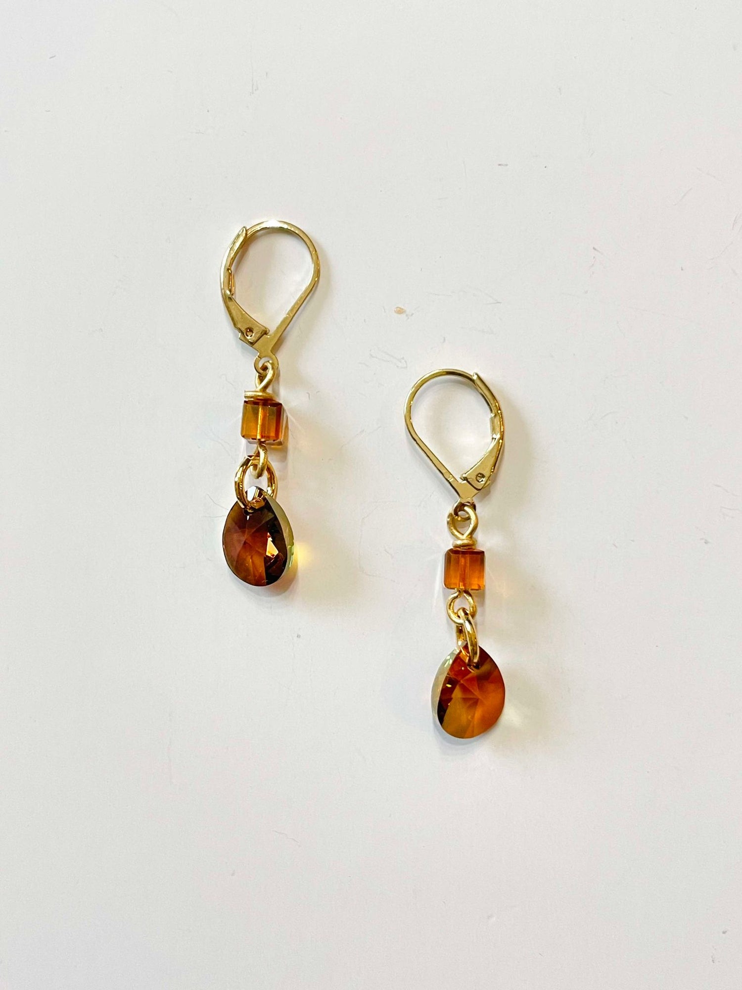 Mahogany Teardrop Earrings