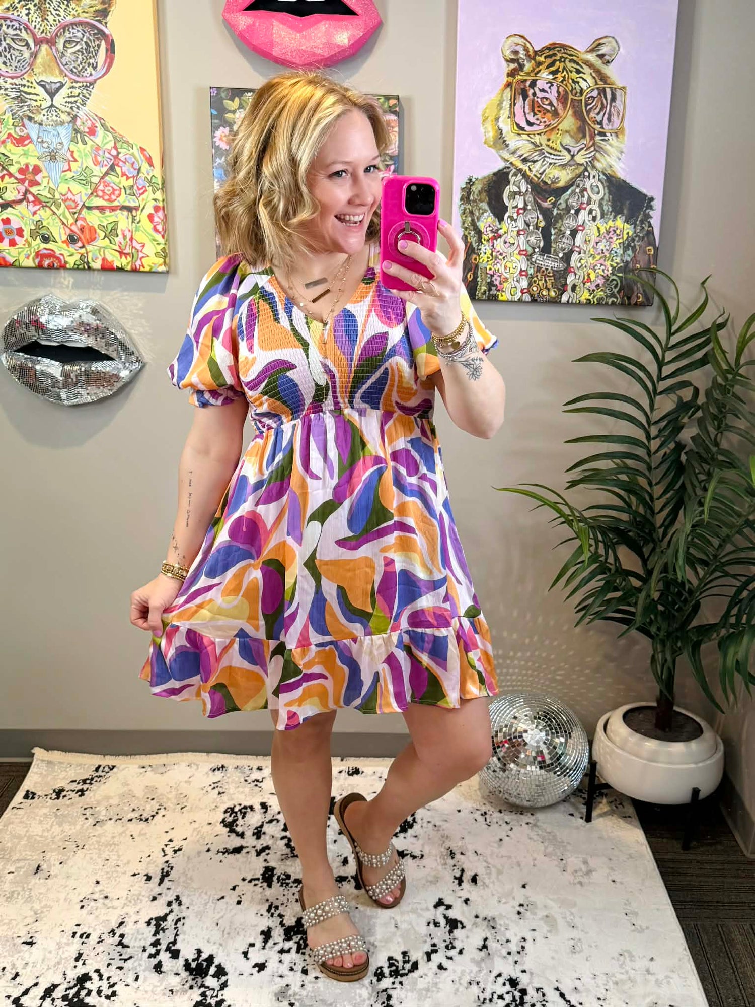 Blossom Burst Babydoll Dress {S-L}