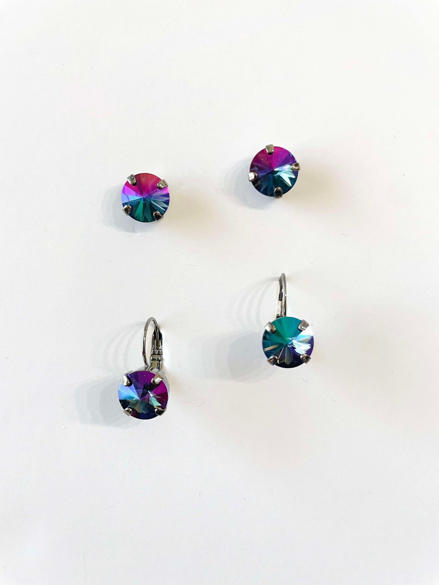 10mm Drop or Post in Sapphire Purple Haze