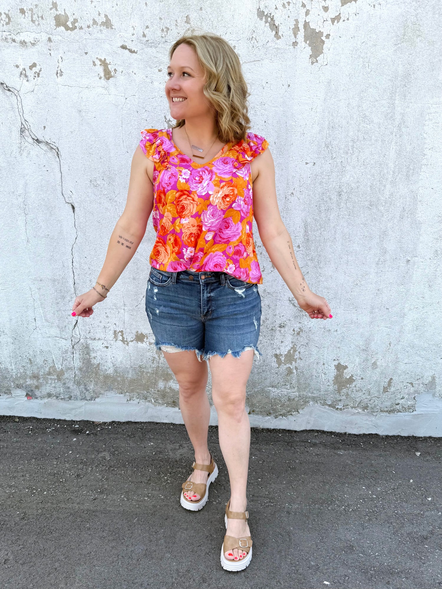 Flutter Away Top {S-3X}
