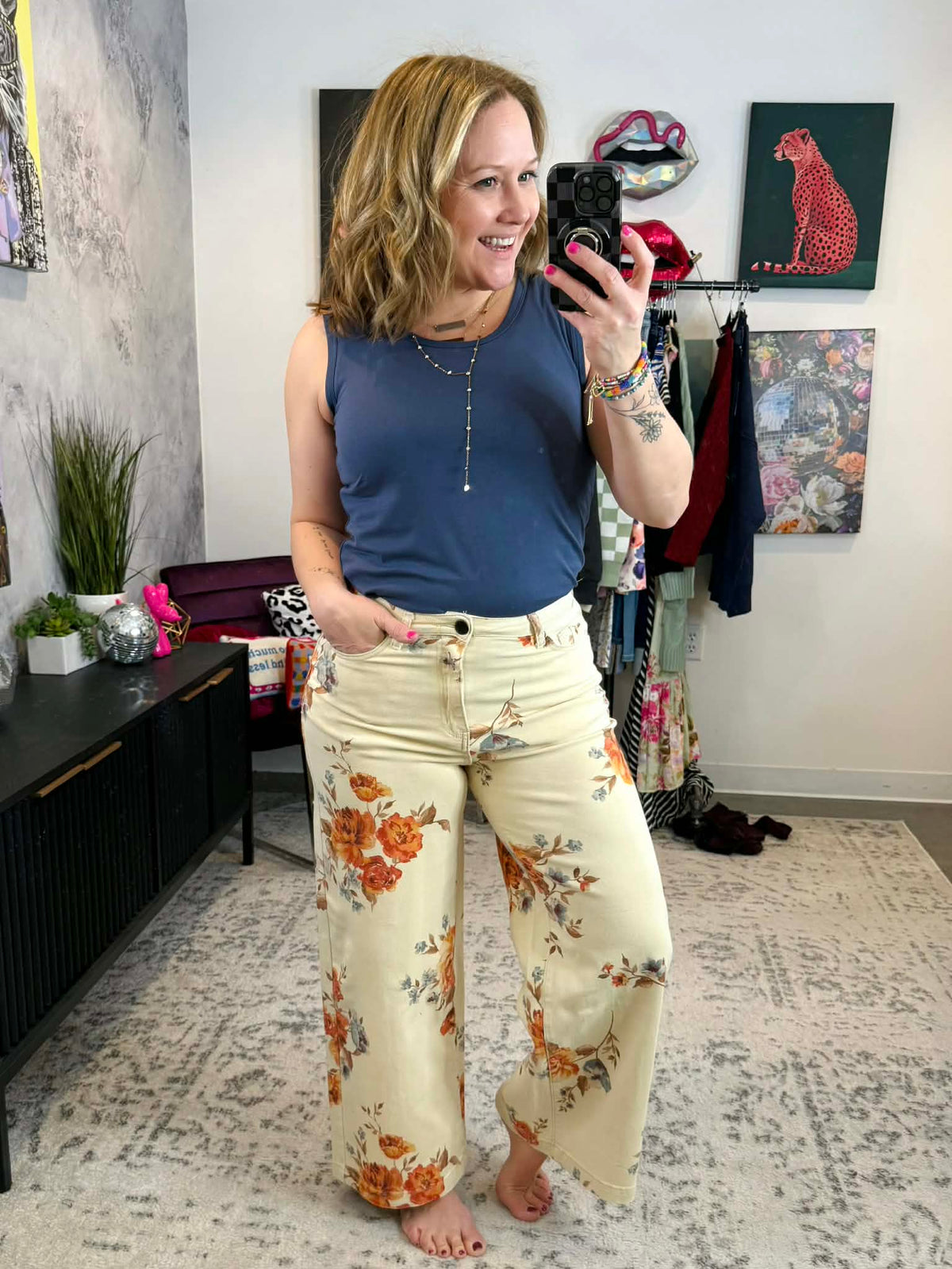 MM Ava Tank - Denim Blue {XS-3X} - KaraMarie