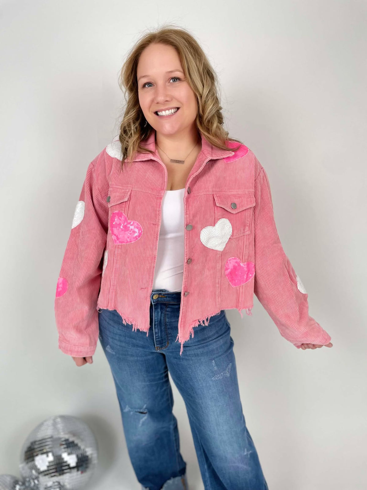 Sparkling Heart Jacket {S-XL} - KaraMarie