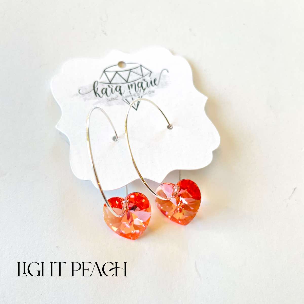 Heart Hoop Earrings {Multiple Colors!} - KaraMarie