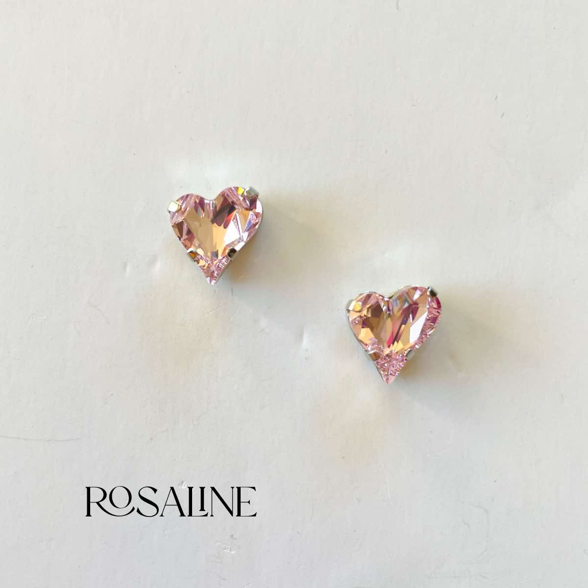 Asymmetrical Heart Earrings {Multiple Colors!}