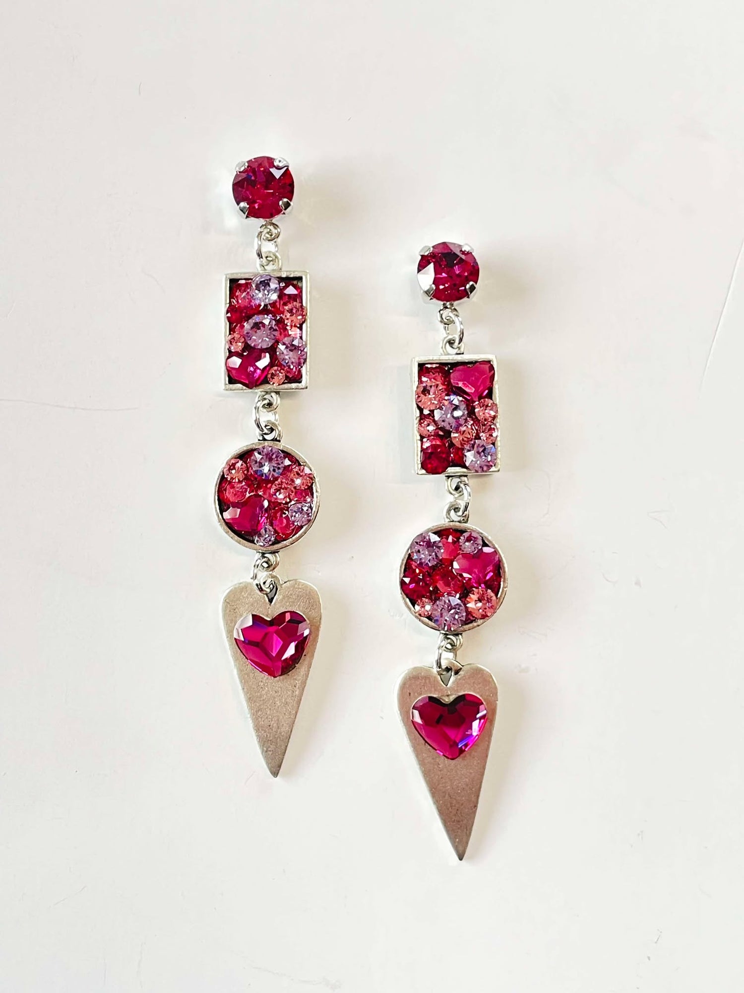 Sweetheart Sparkle Treasure Chest Earrings