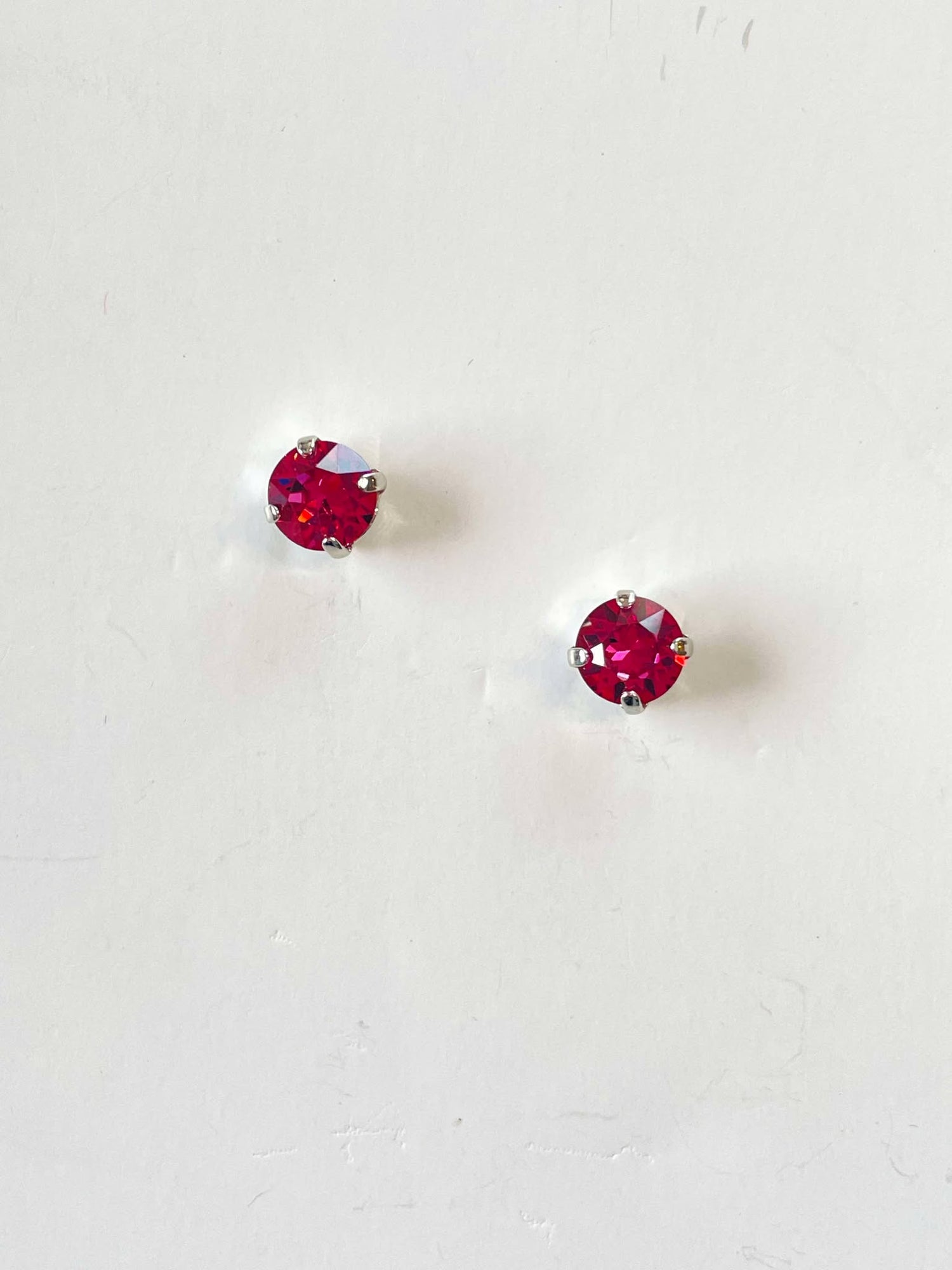 8mm Drop OR Post in Dark Rose