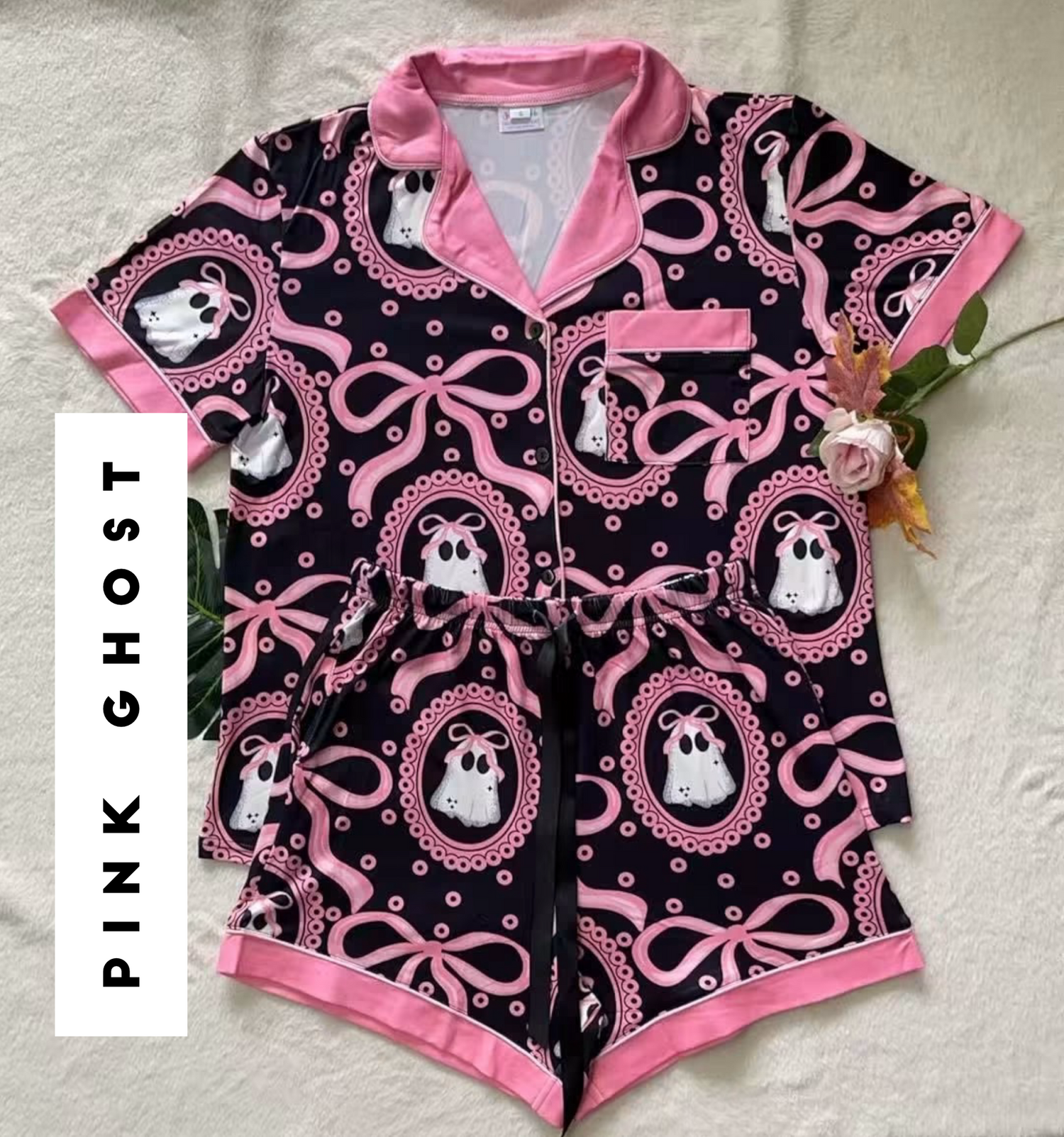PREORDER :: Halloween Pajama Sets - Button Down/Shorts Set {Multiple Prints}