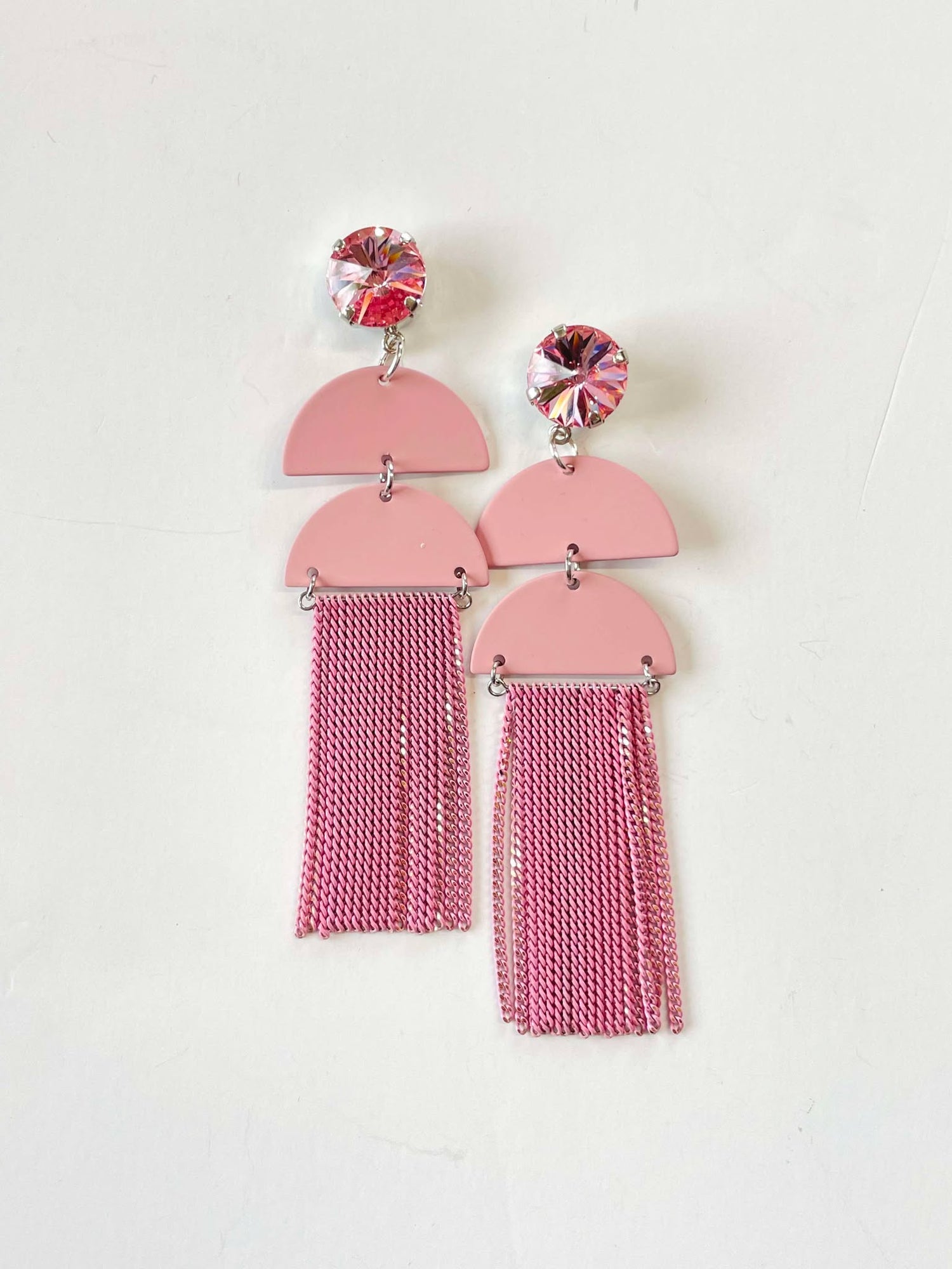 Flamingo Fringe Earrings - KaraMarie