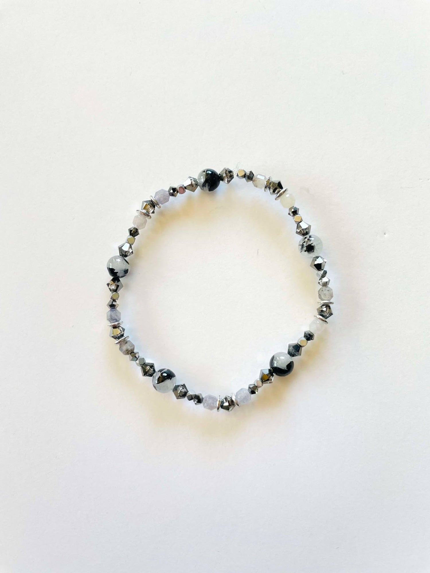 Midnight Glow Stretch Bracelet - KaraMarie