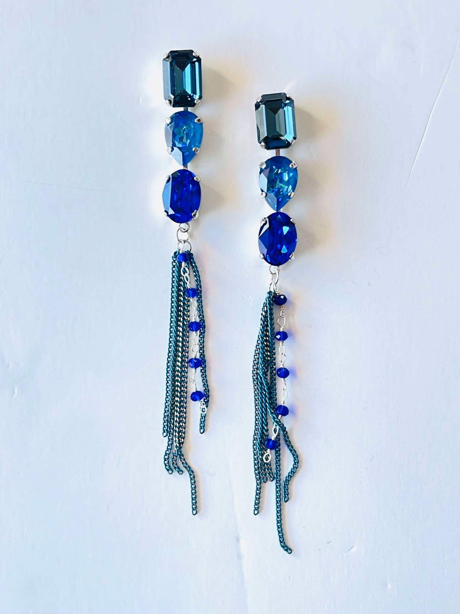 Electric Wave Fringe Earrings