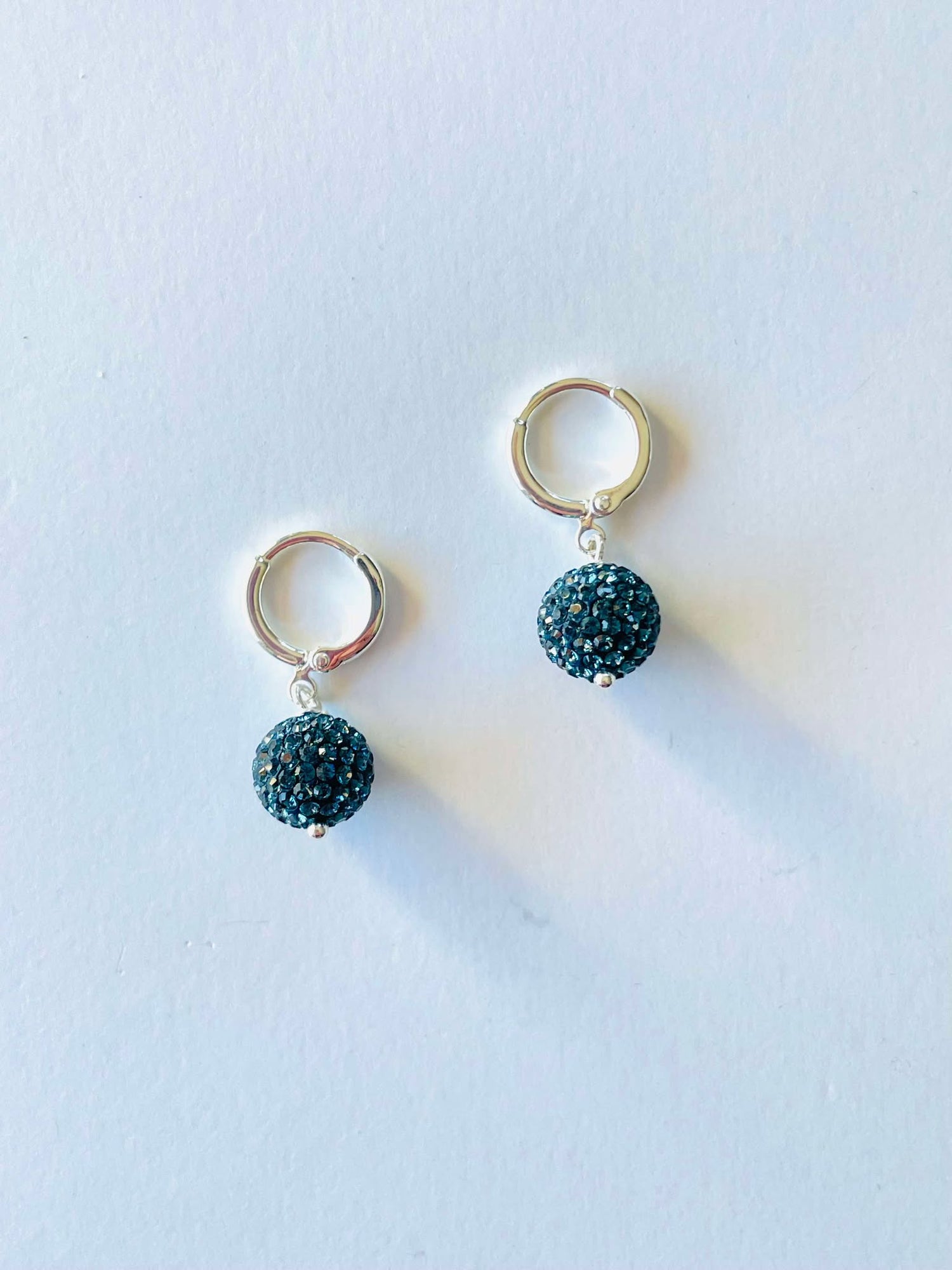 Pave Ball Earrings in Montana