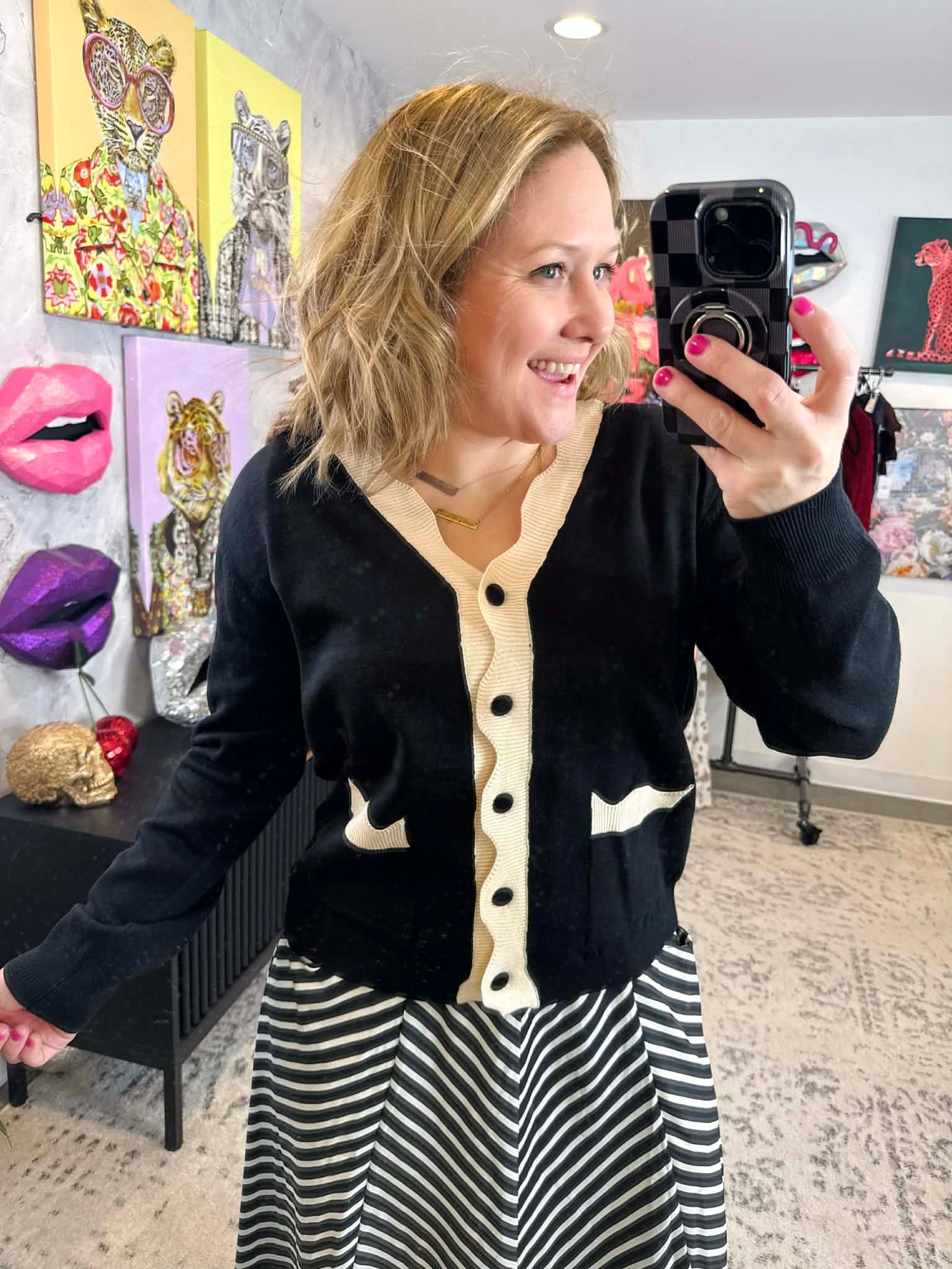 Scallop Grace Sweater Cardigan {S-L}